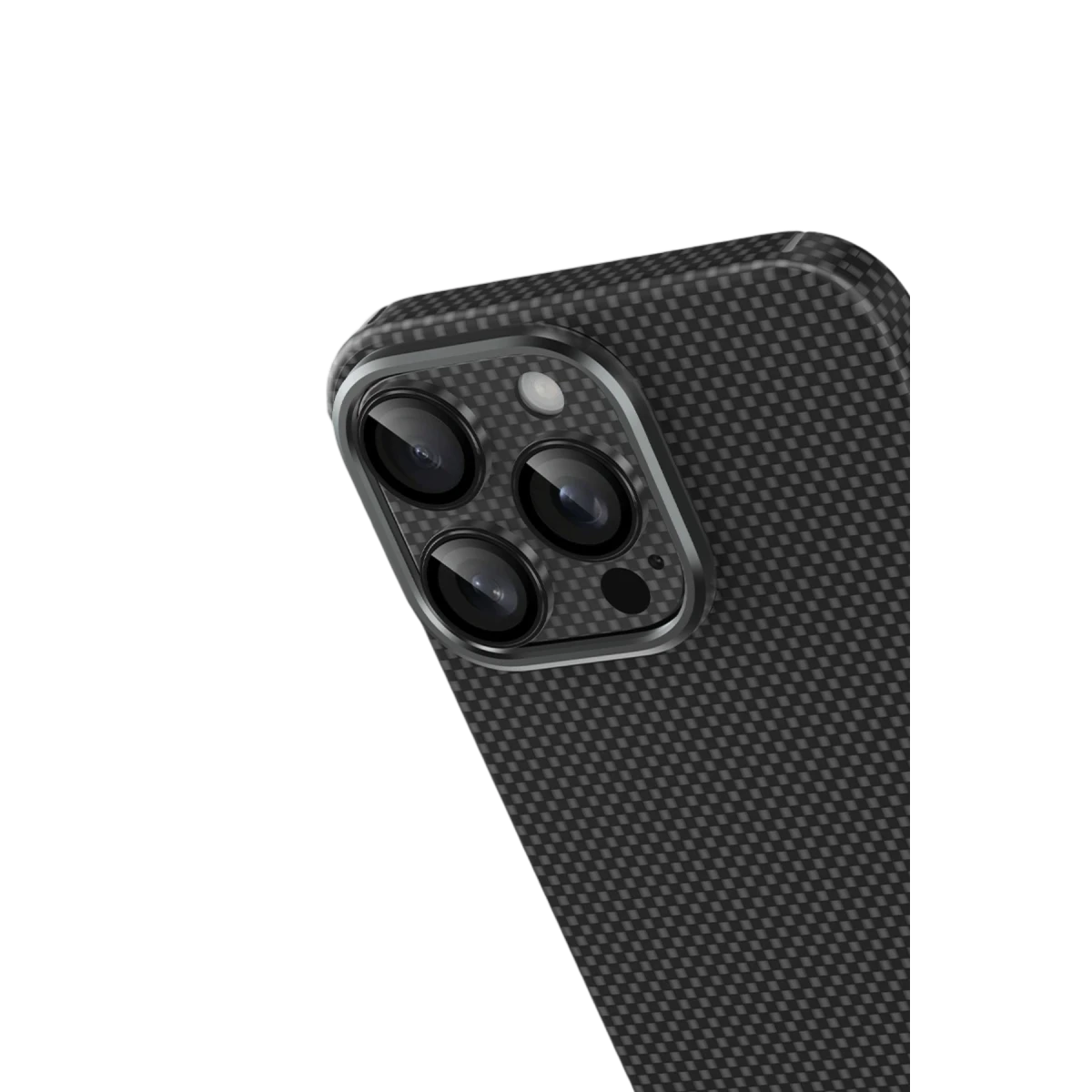 Keephone Apple iPhone 16 Pro Max Kevlar Kamera Lens - Siyah