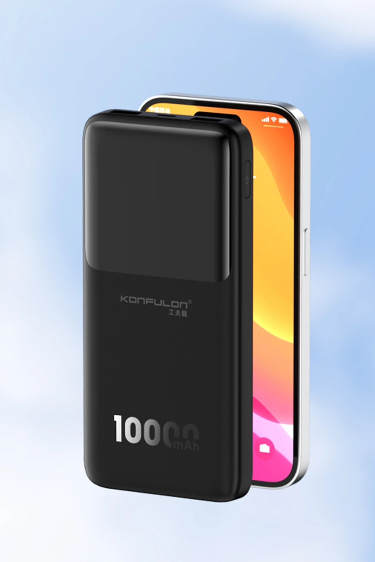 Konfulon A35 10.000 mAh 15W Mini Powerbank - Siyah — görsel 2