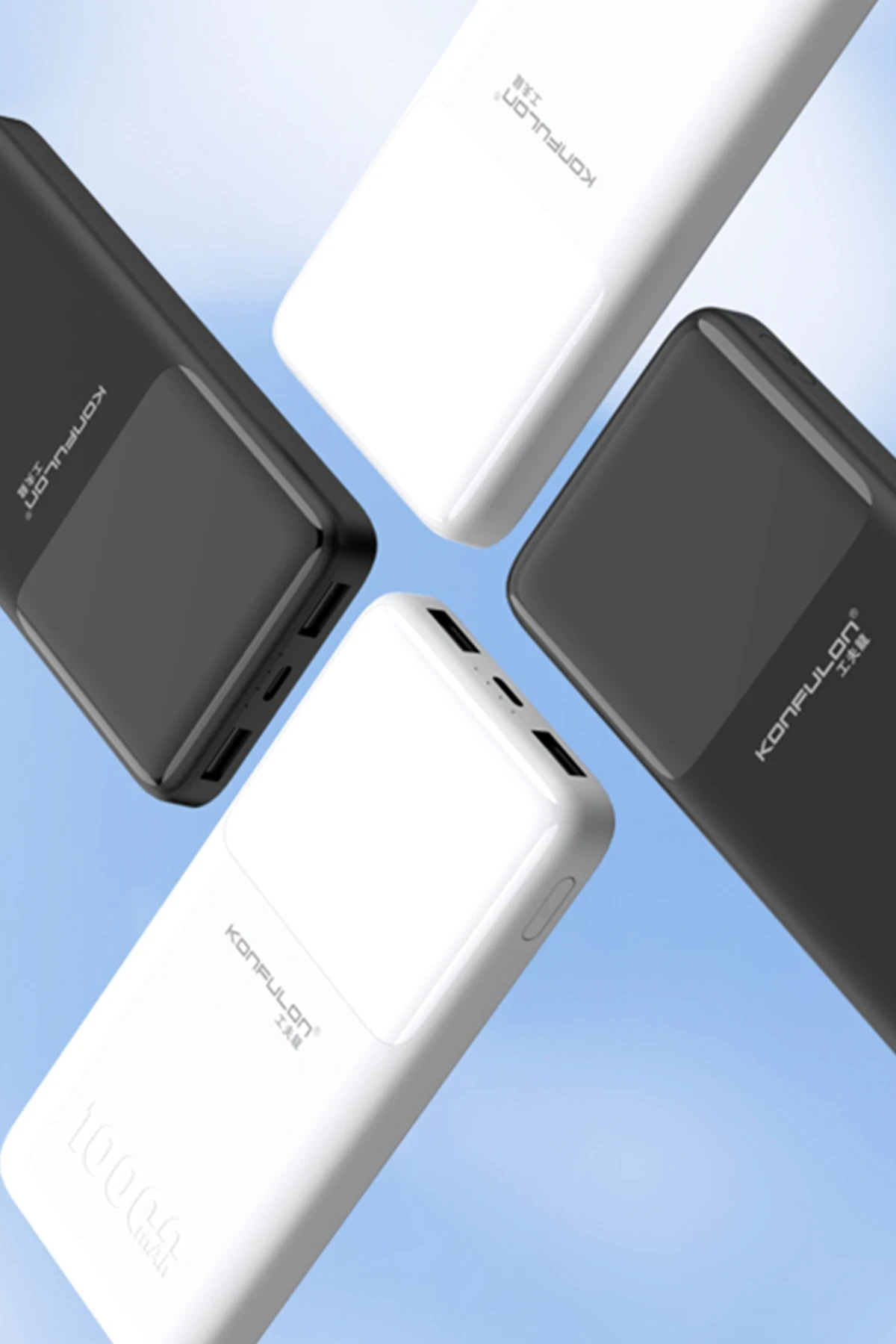 Konfulon A35 10.000 mAh 15W Mini Powerbank - Siyah — görsel 3