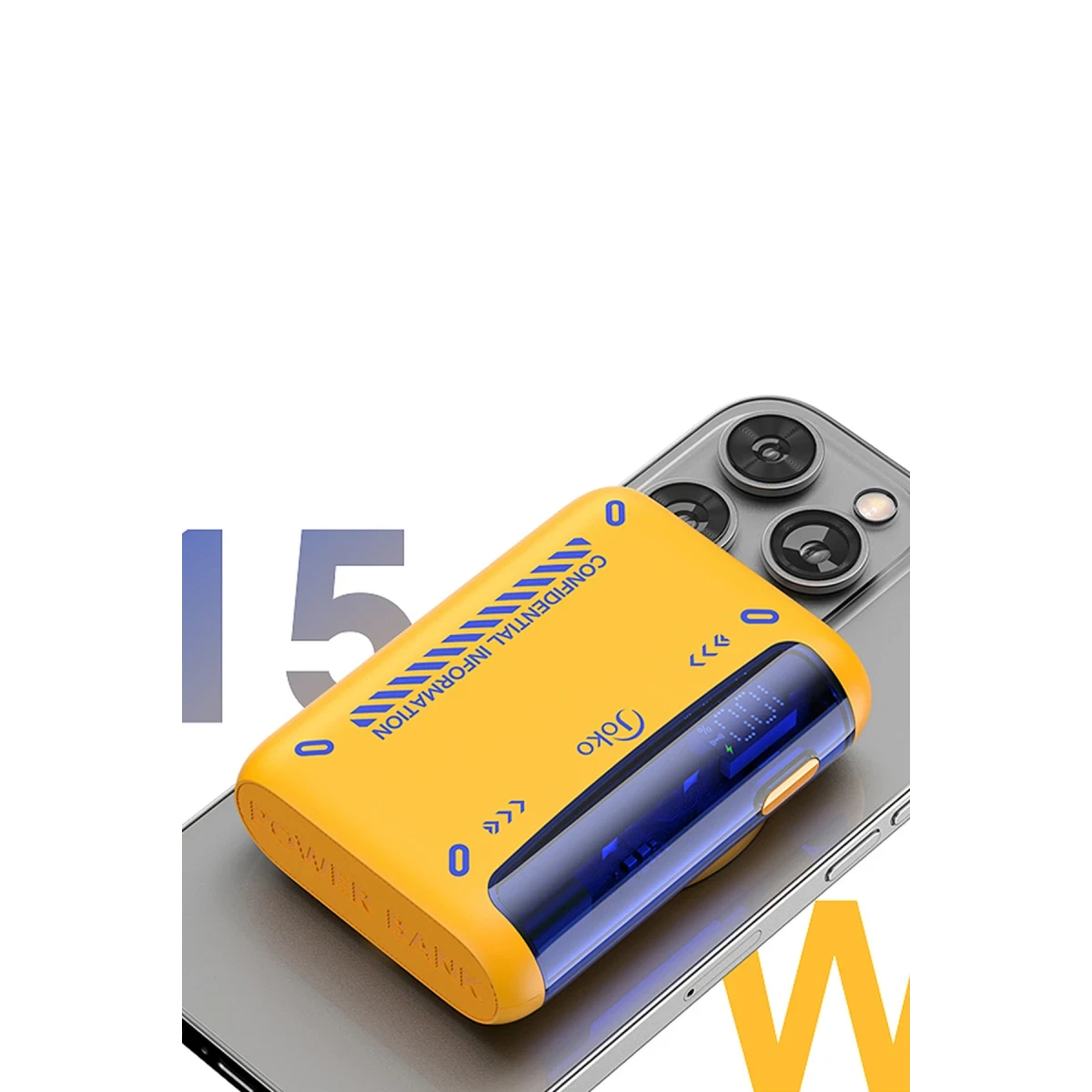 Joko J31 10.000 mAh 20W PD Magsafe Powerbank - Turuncu — görsel 8