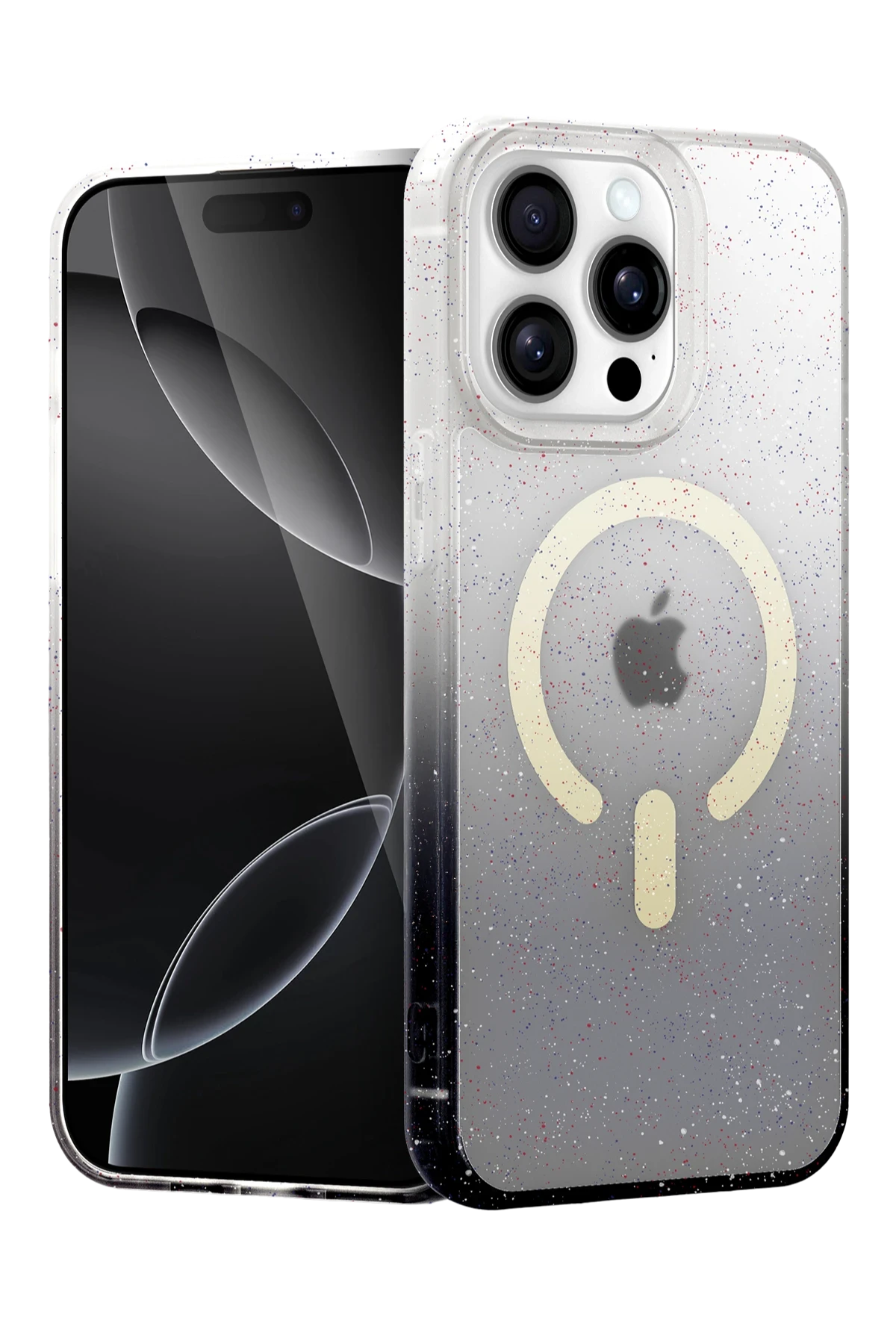 Newface Apple iPhone 14 Pro Pummel Shiny Magsafe Kapak - Siyah