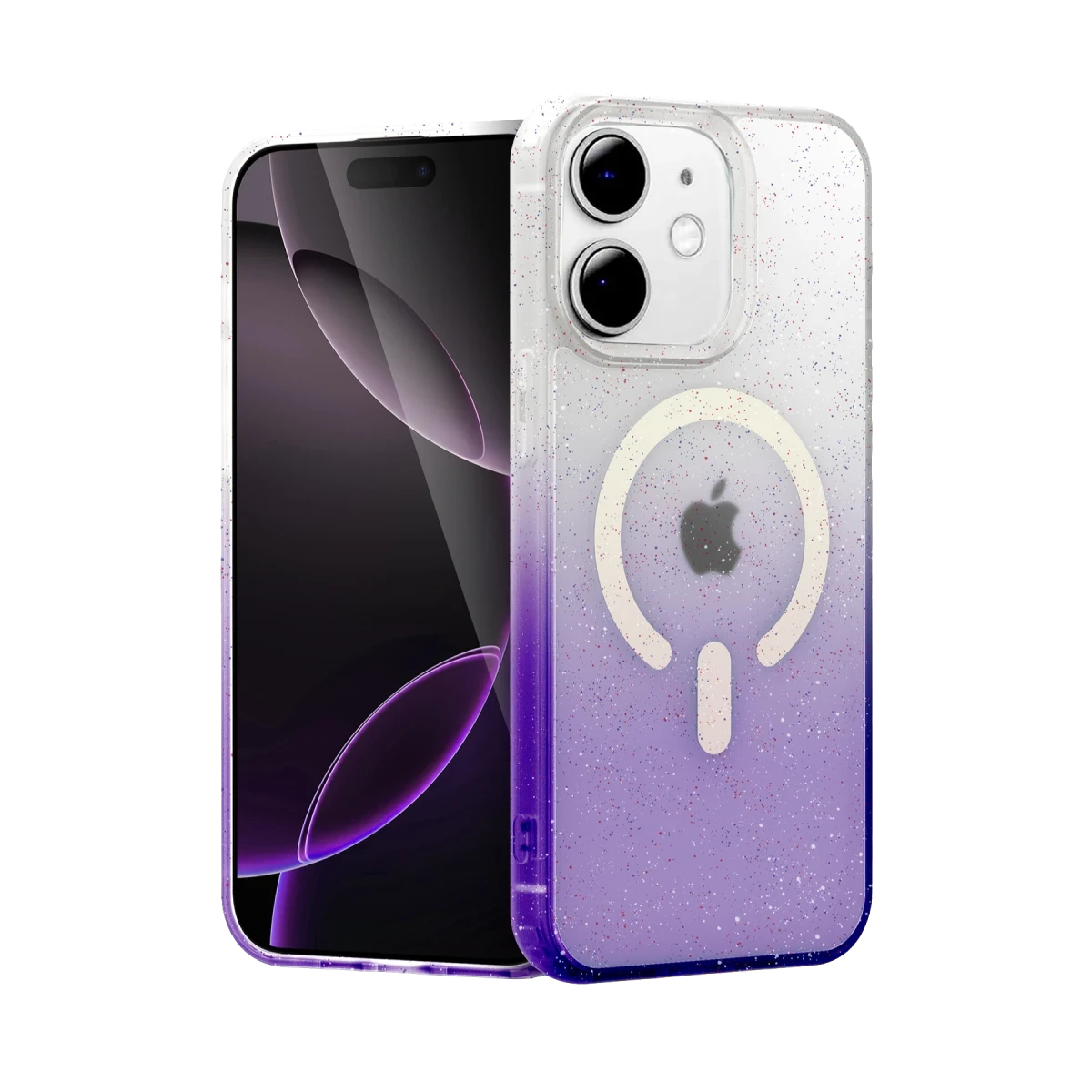 Newface Apple iPhone 11 Pummel Shiny Magsafe Kapak - Mor