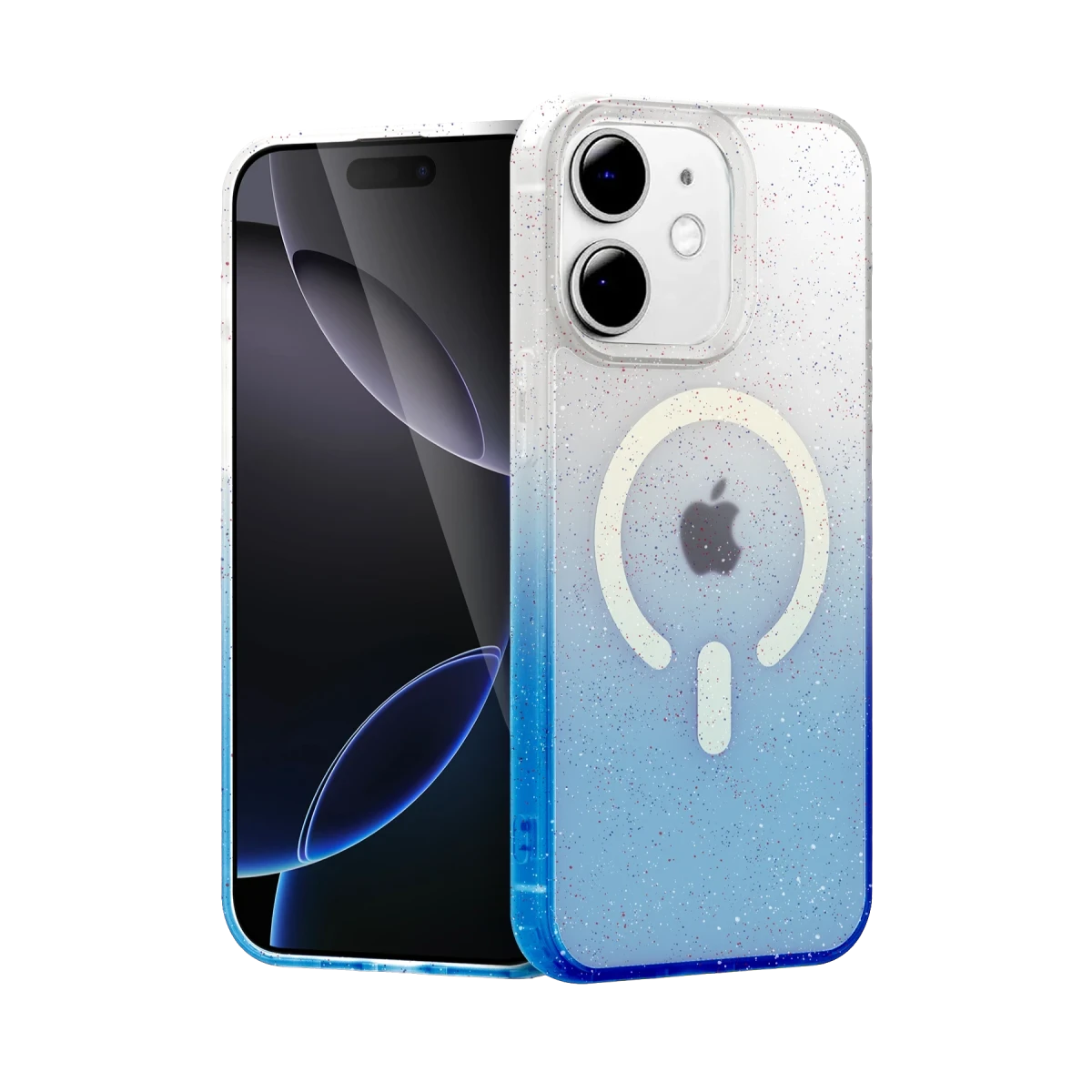 Newface Apple iPhone 11 Pummel Shiny Magsafe Kapak - Mavi