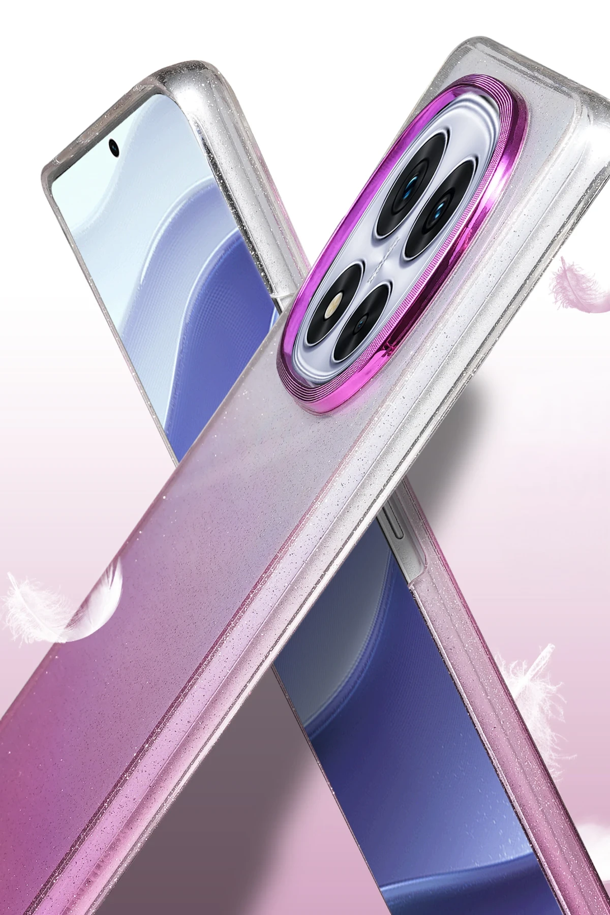 Newface Xiaomi Redmi Note 14 Pro 4G Glossy Kapak - Mavi
