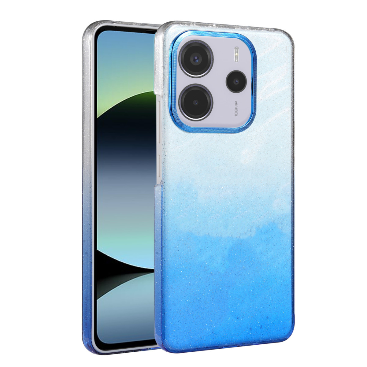 Newface Xiaomi Redmi Note 14 4G Glossy Kapak - Mavi — görsel 7