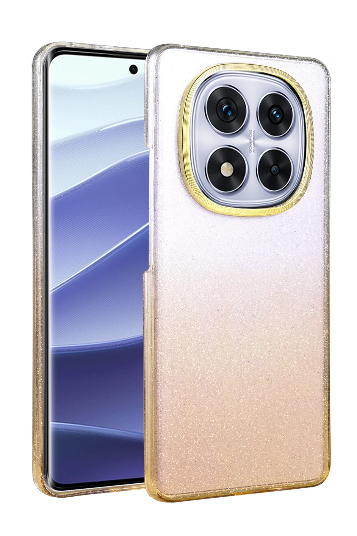 Newface Xiaomi Redmi Note 14 Pro Plus Glossy Kapak - Çöl Titanyum