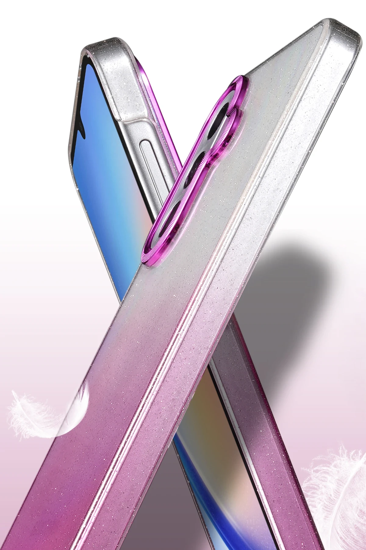 Newface Samsung Galaxy A36 Glossy Kapak - Mavi — görsel 3