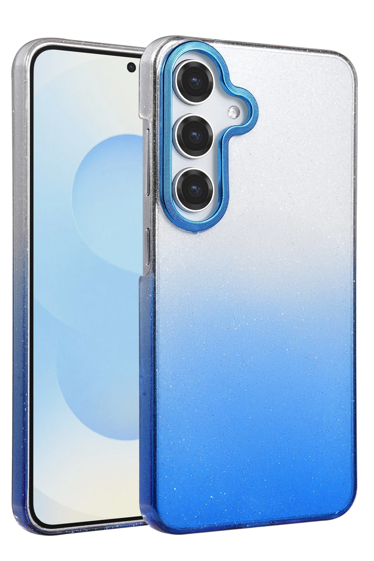 Newface Samsung Galaxy A16 5G Glossy Kapak - Mavi