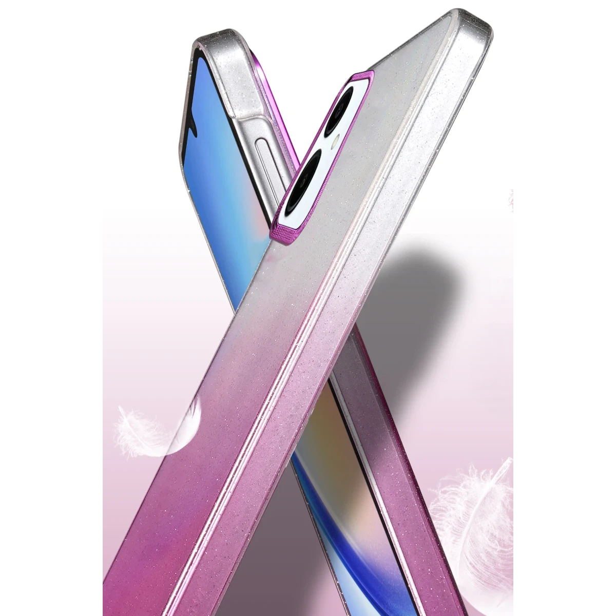 Newface Samsung Galaxy A06 Glossy Kapak - Mavi — görsel 6