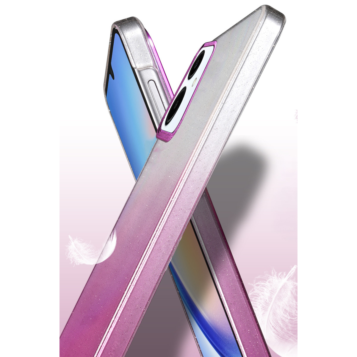 Newface Samsung Galaxy A06 Glossy Kapak - Mavi — görsel 9