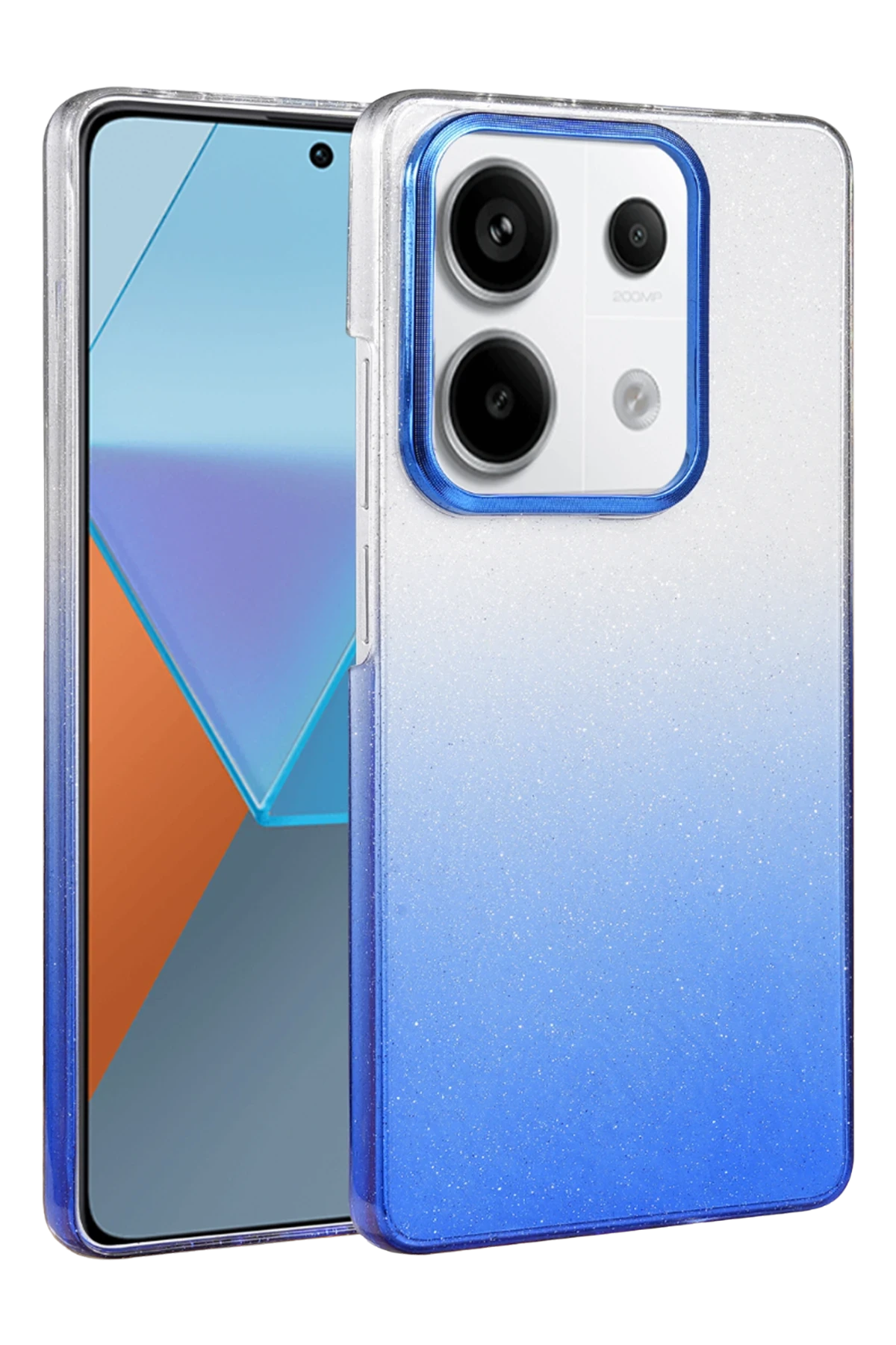 Newface Xiaomi Redmi Note 13 Pro 4G Glossy Kapak - Mavi