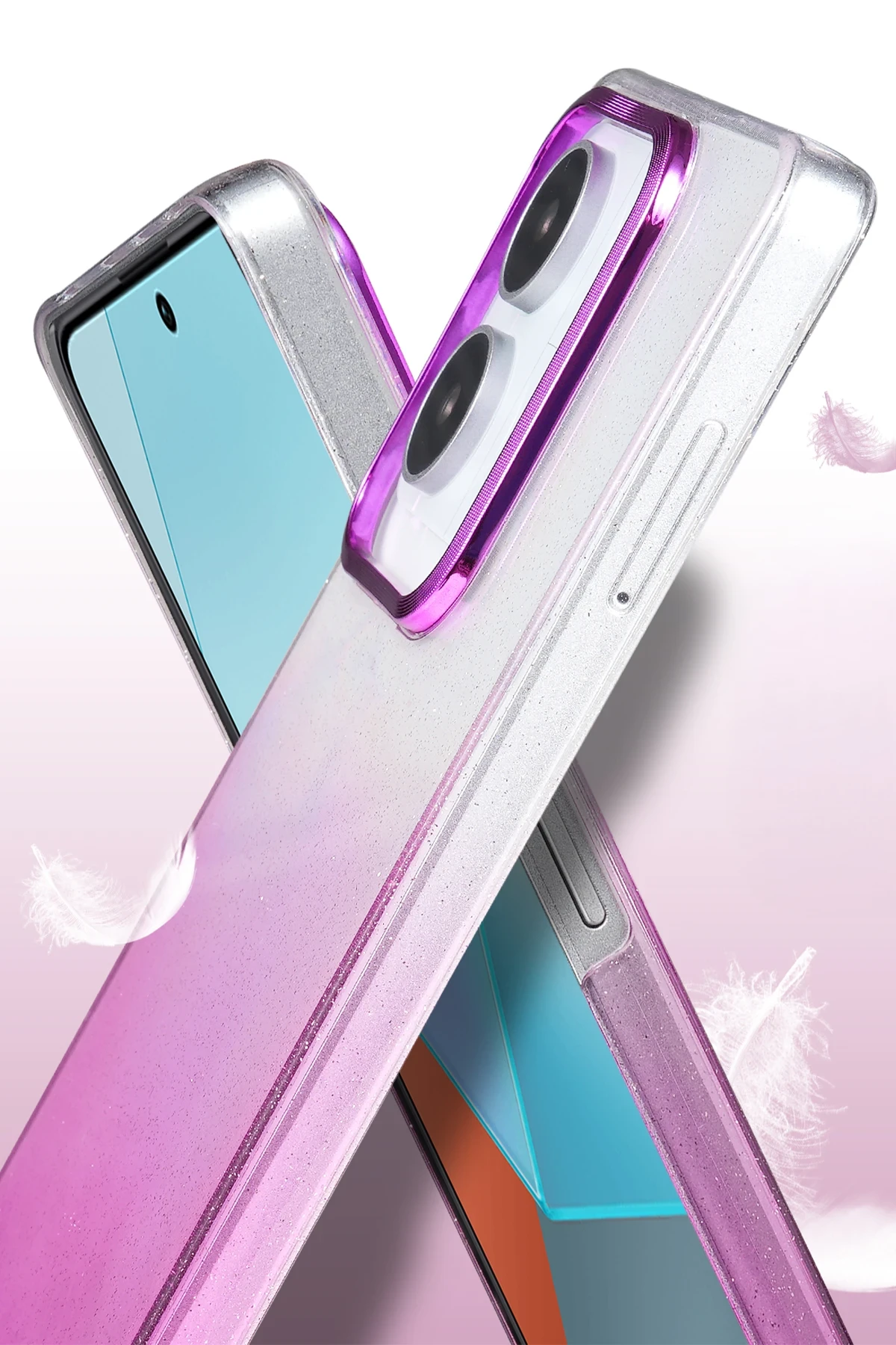 Newface Xiaomi Redmi Note 13 Pro 4G Glossy Kapak - Pembe