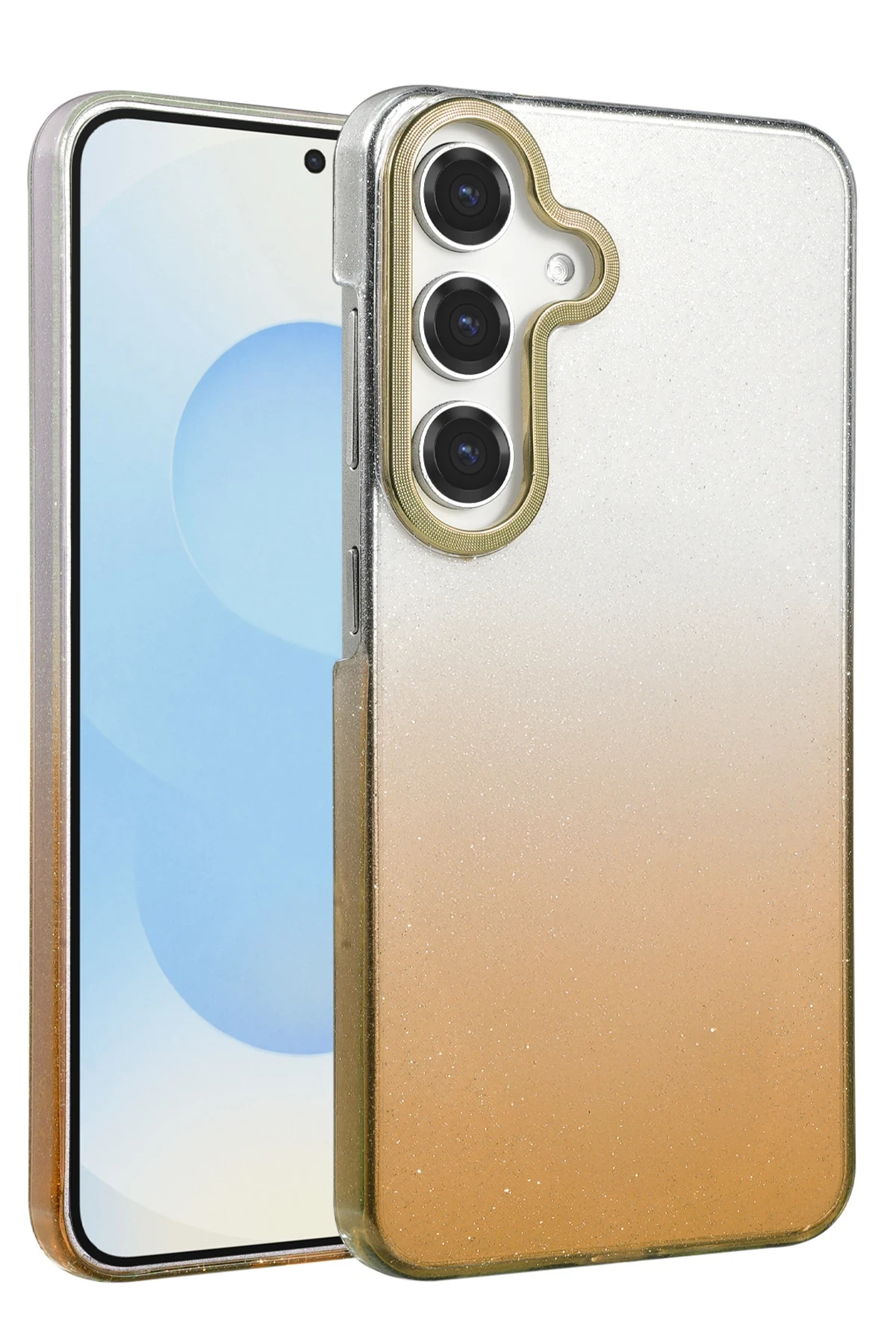 Newface Samsung Galaxy A15 4G Glossy Kapak - Çöl Titanyum