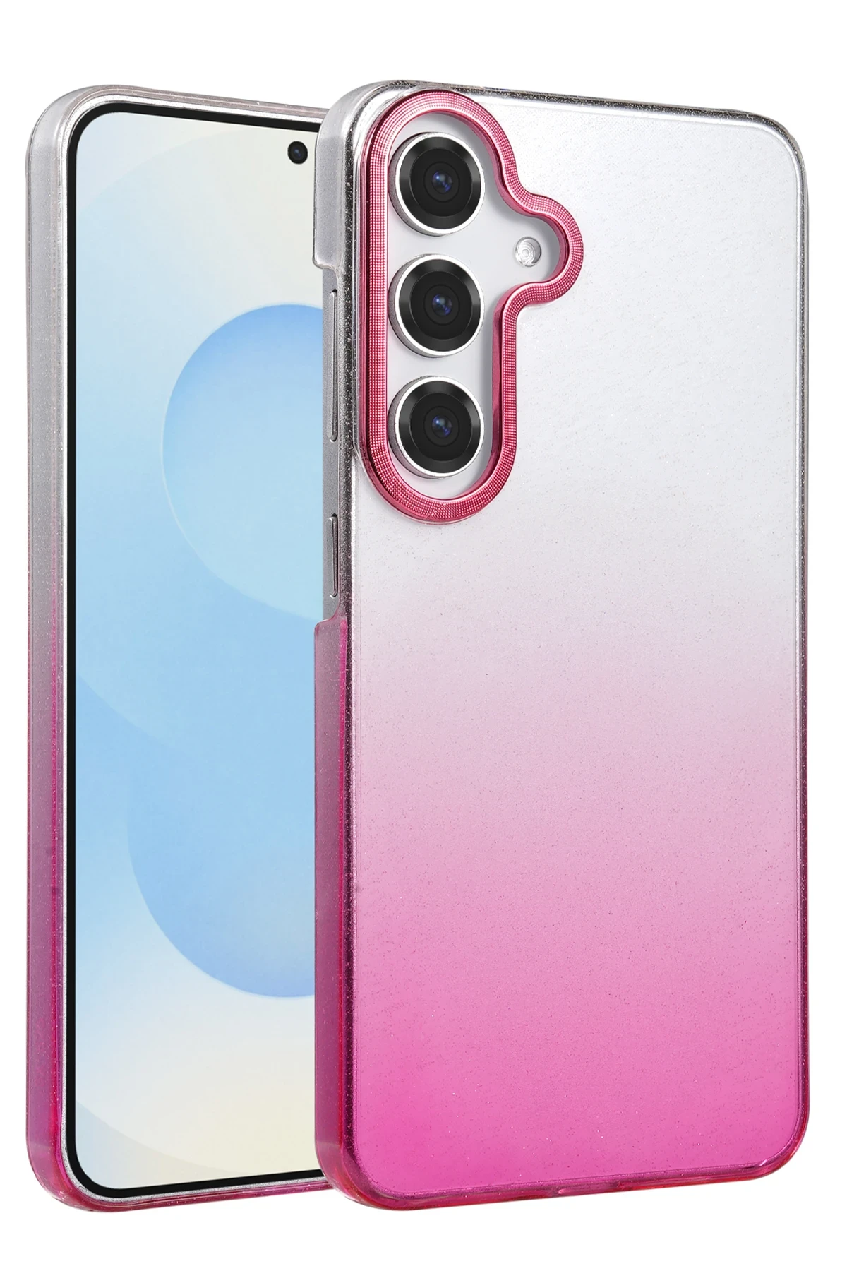 Newface Samsung Galaxy A55 5G Glossy Kapak - Pembe