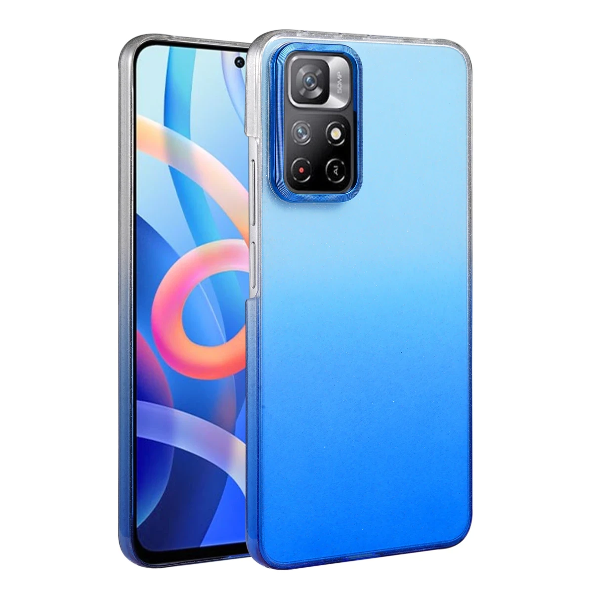 Newface Xiaomi Redmi Note 11 Pro Glossy Kapak - Mavi — görsel 4