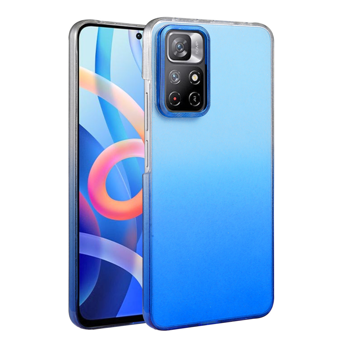 Newface Xiaomi Redmi Note 11 Pro Glossy Kapak - Mavi — görsel 7