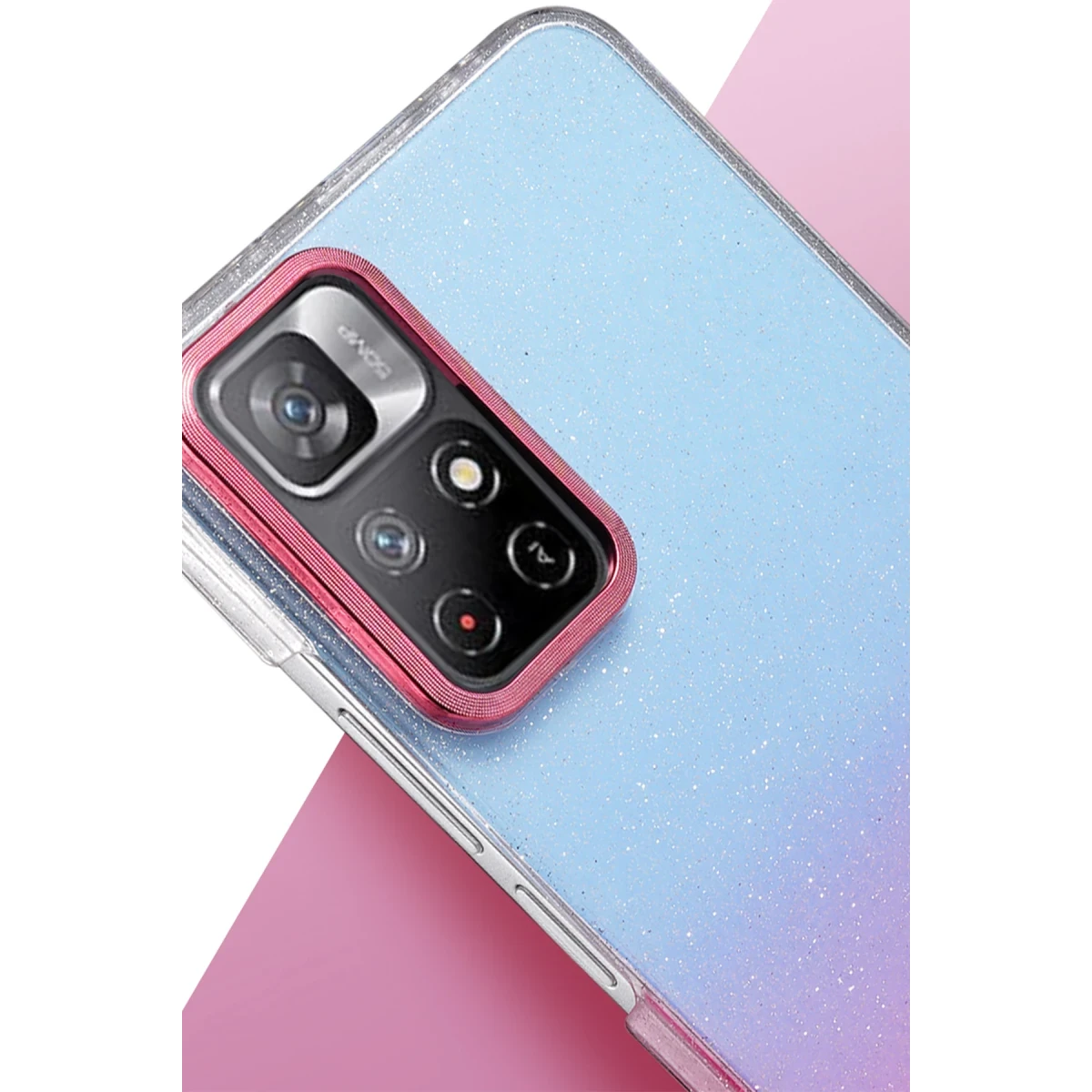 Newface Xiaomi Redmi Note 11 Pro Glossy Kapak - Mavi — görsel 5