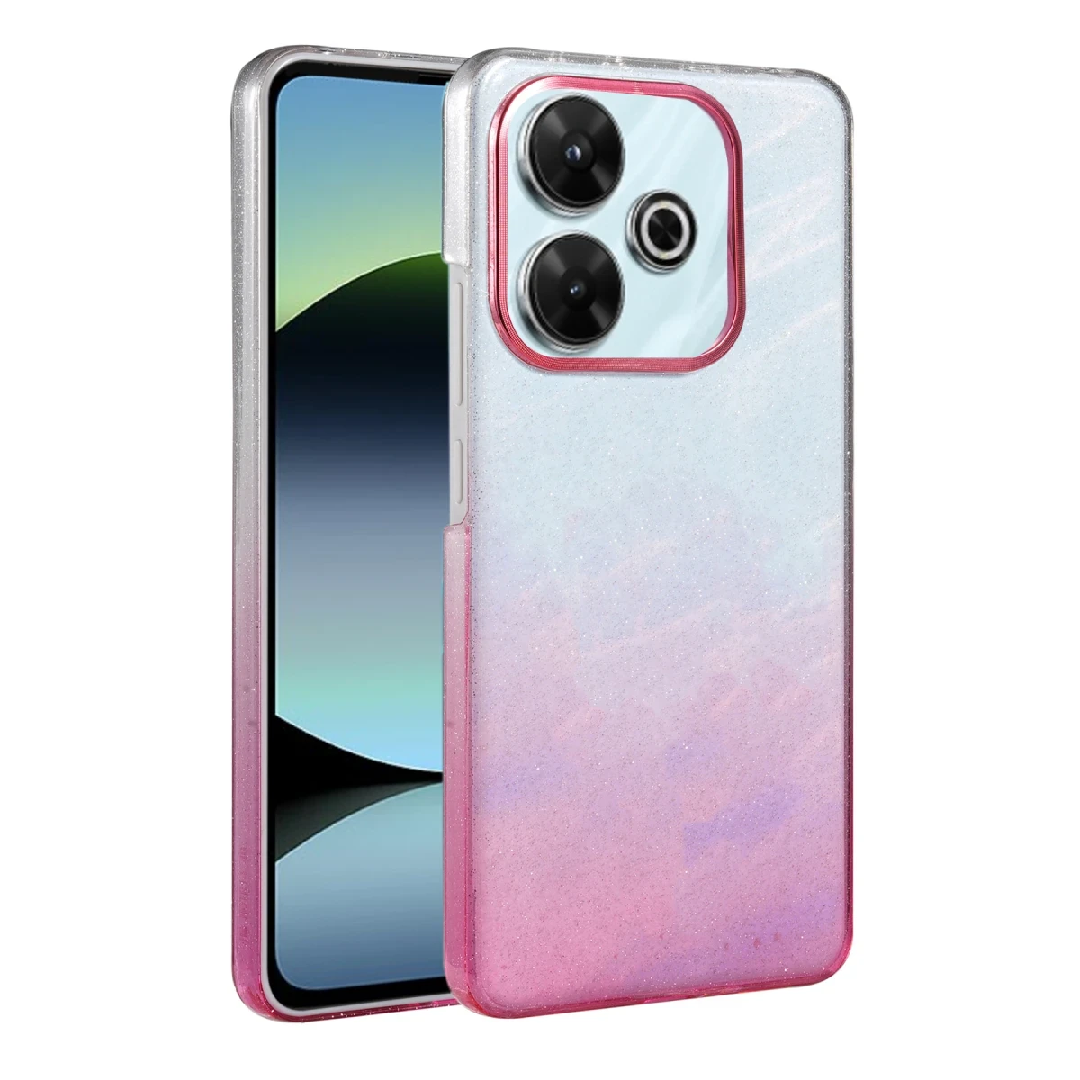 Newface Xiaomi Redmi 13 4G Glossy Kapak - Pembe