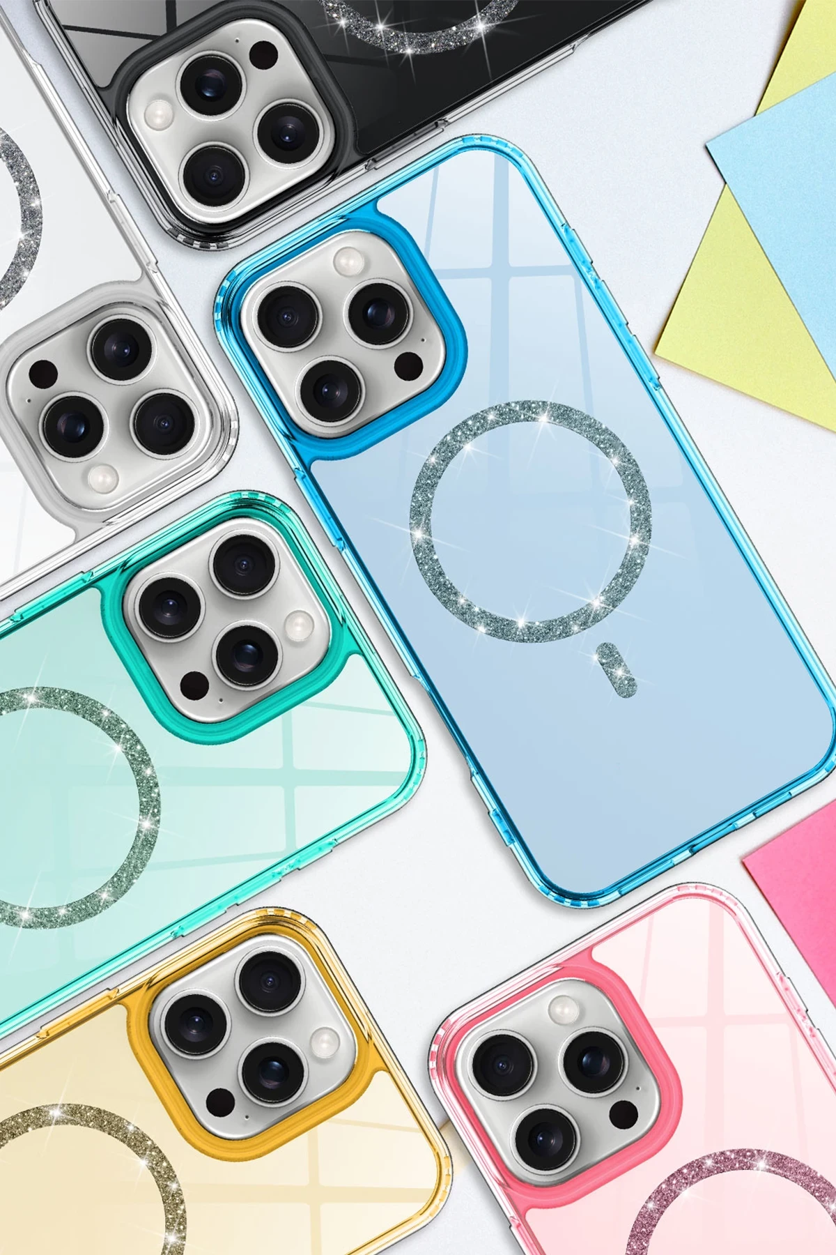 Newface Apple iPhone 14 Live Diamond Magsafe Kapak - Mavi — görsel 2