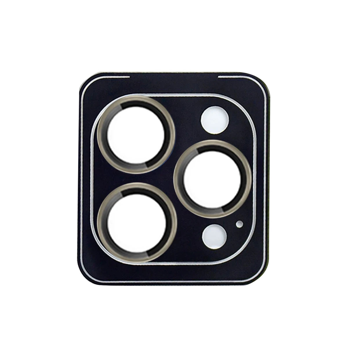 URR Apple iPhone 15 Pro Max Fan Series AR Kamera Lens Koruyucu - Natural Grey