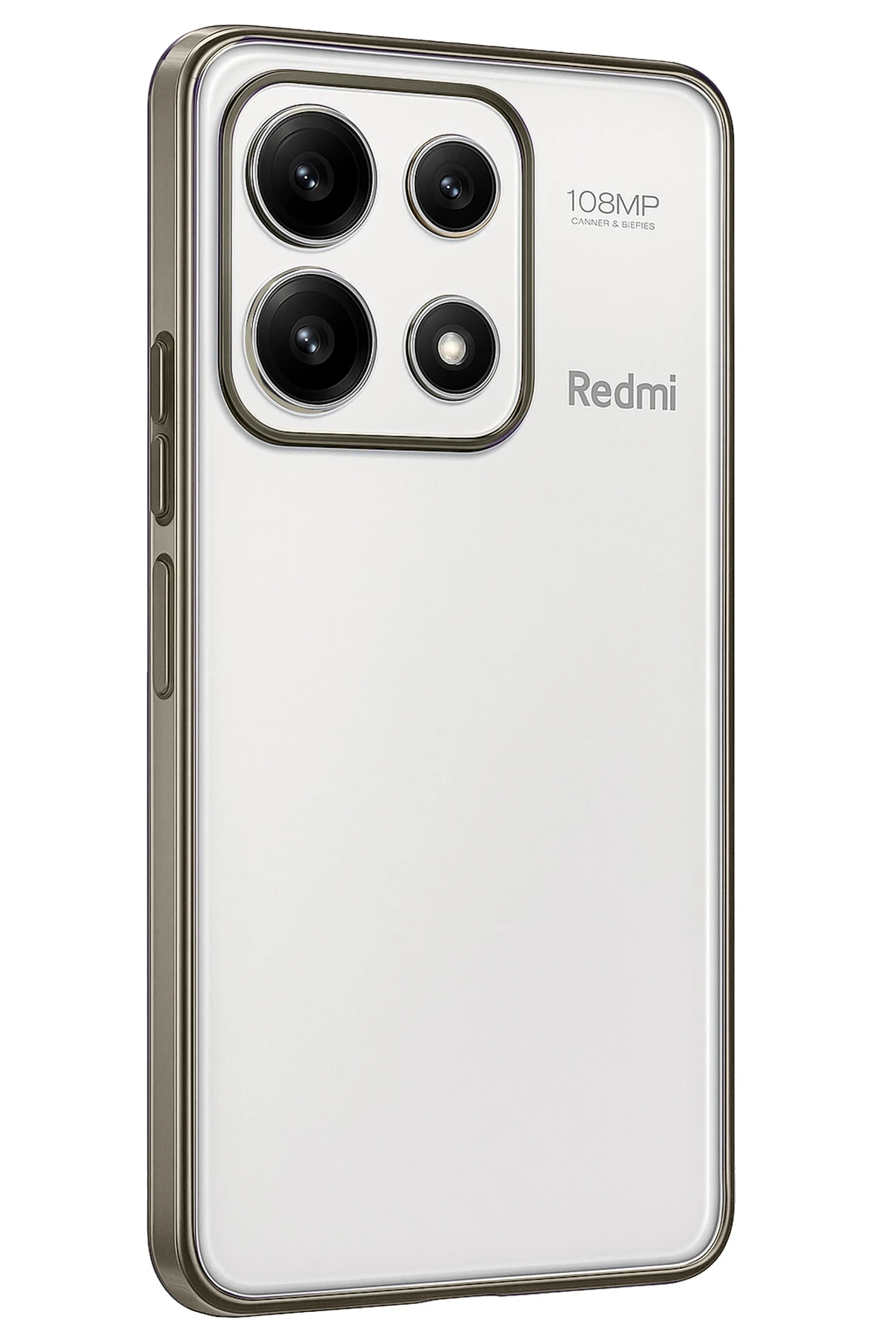 Newface Xiaomi Poco X6 Pro Kılıf Razer Lensli Silikon - Gold