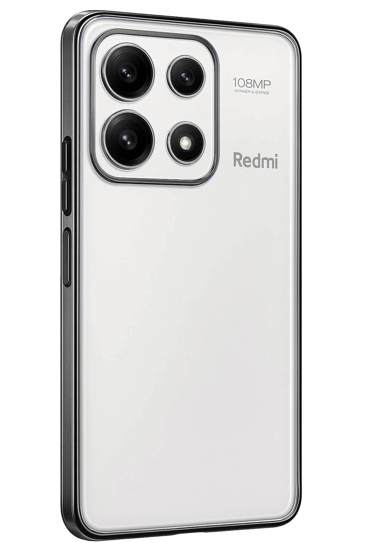 Newface Xiaomi Poco X6 Pro Kılıf Razer Lensli Silikon - Gümüş