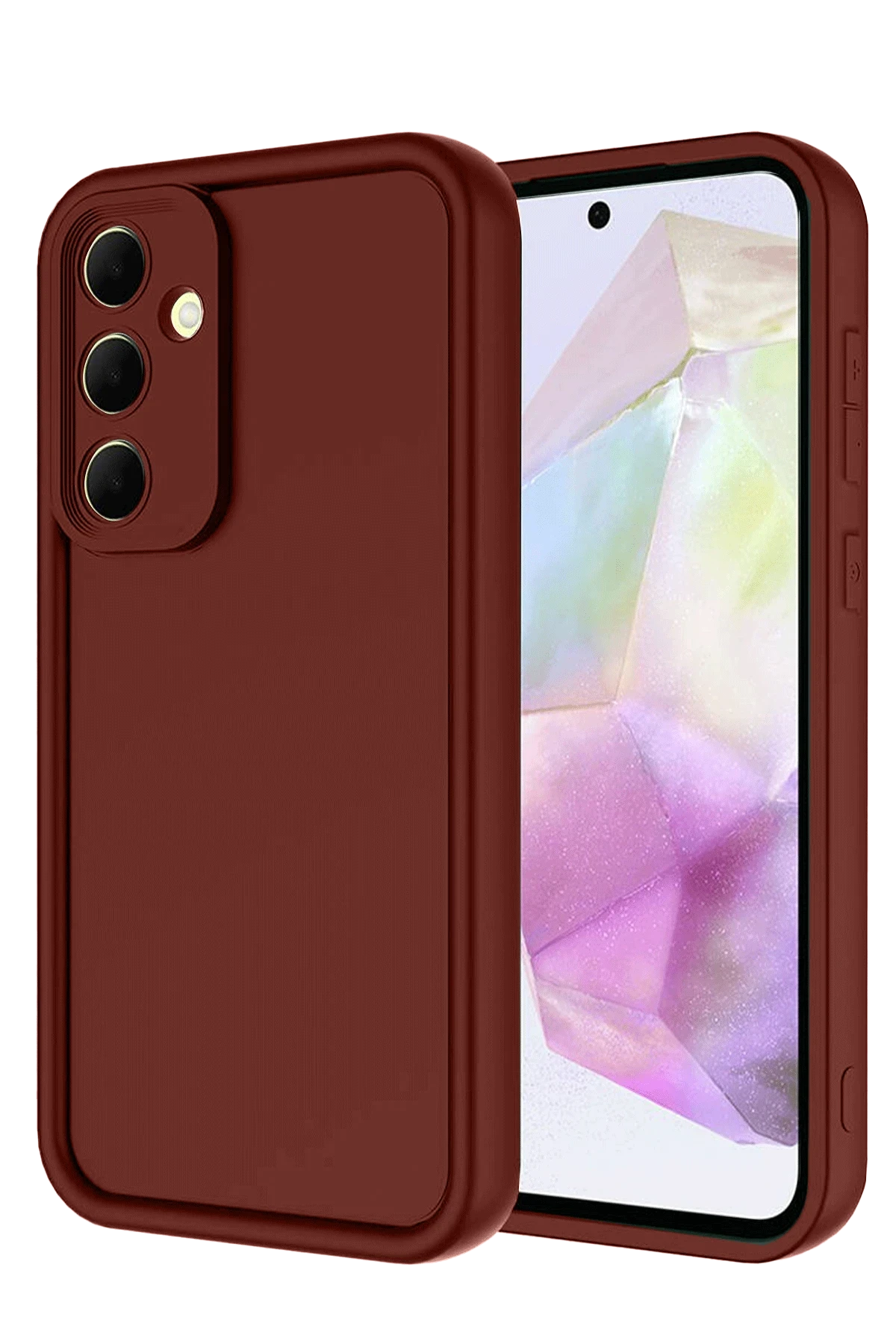 Newface Samsung Galaxy A26 Kılıf Viera Silikon - Bordo