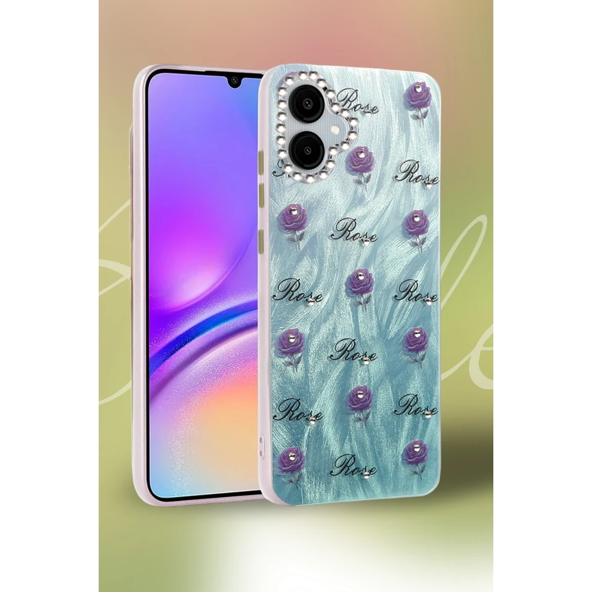 Newface Samsung Galaxy A06 Kılıf Blade Aynalı Desenli Kapak - Desen 1 — görsel 4