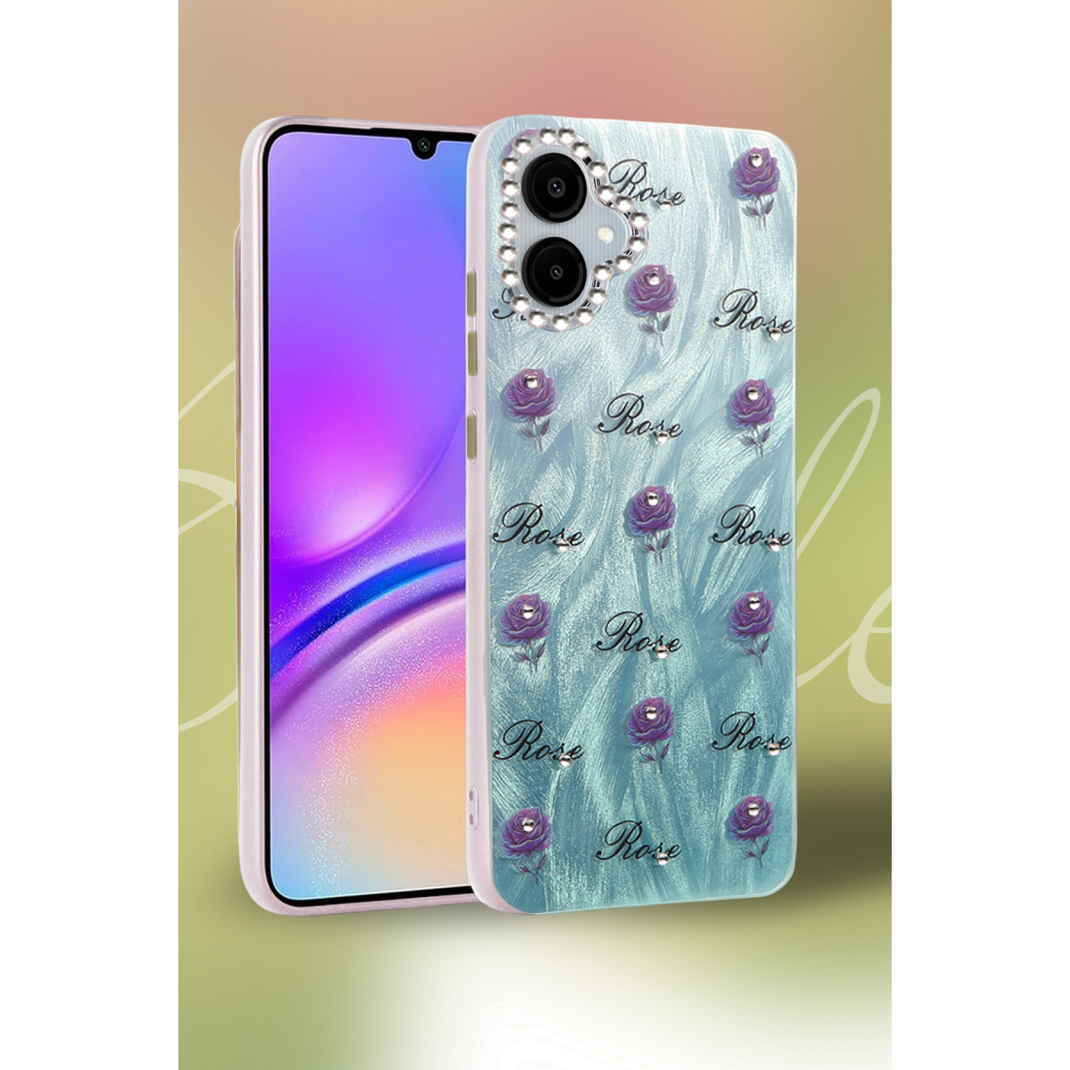 Newface Samsung Galaxy A06 Kılıf Blade Aynalı Desenli Kapak - Desen 1 — görsel 6