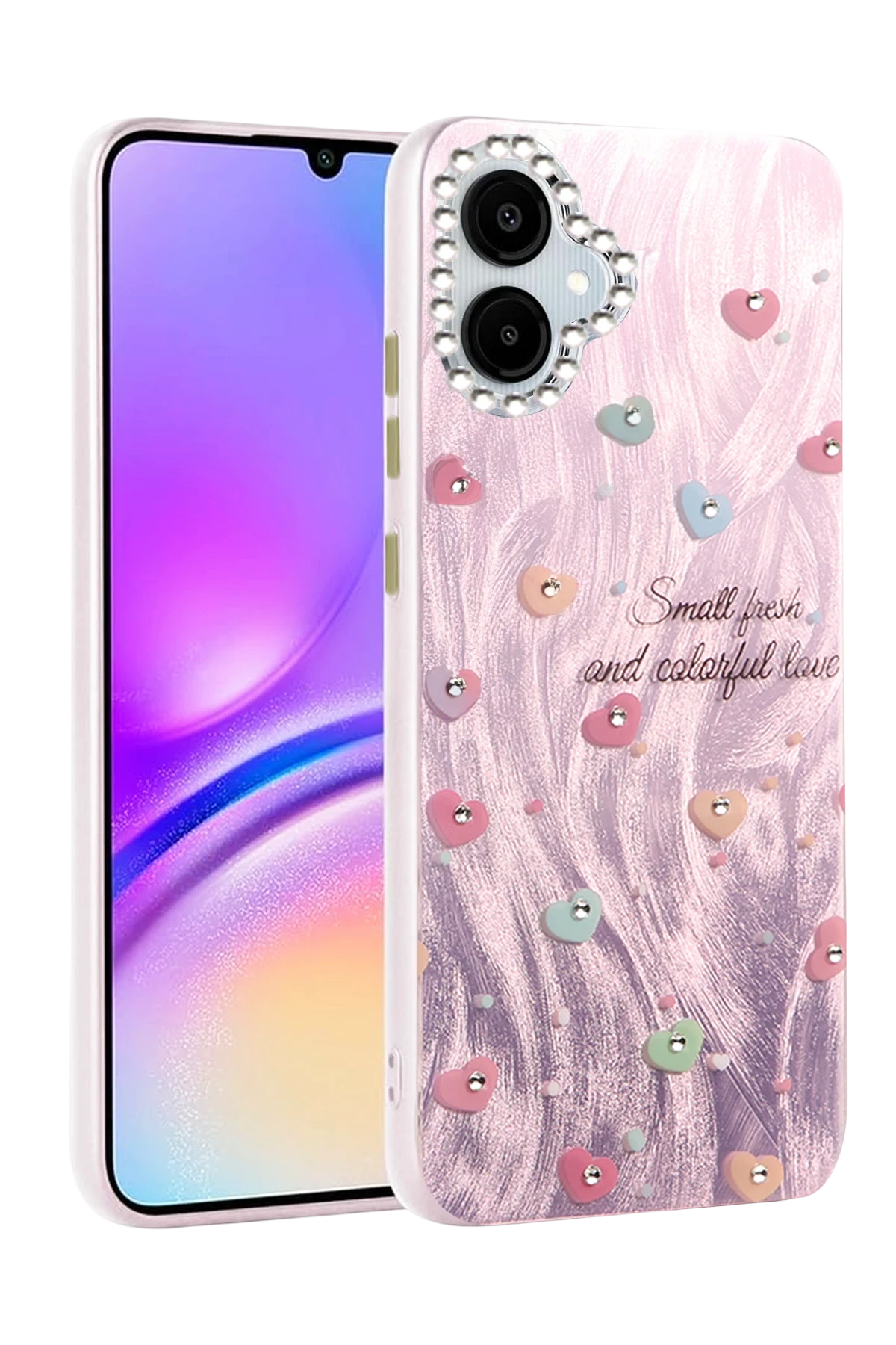 Newface Samsung Galaxy A06 Kılıf Blade Aynalı Desenli Kapak - Desen 8