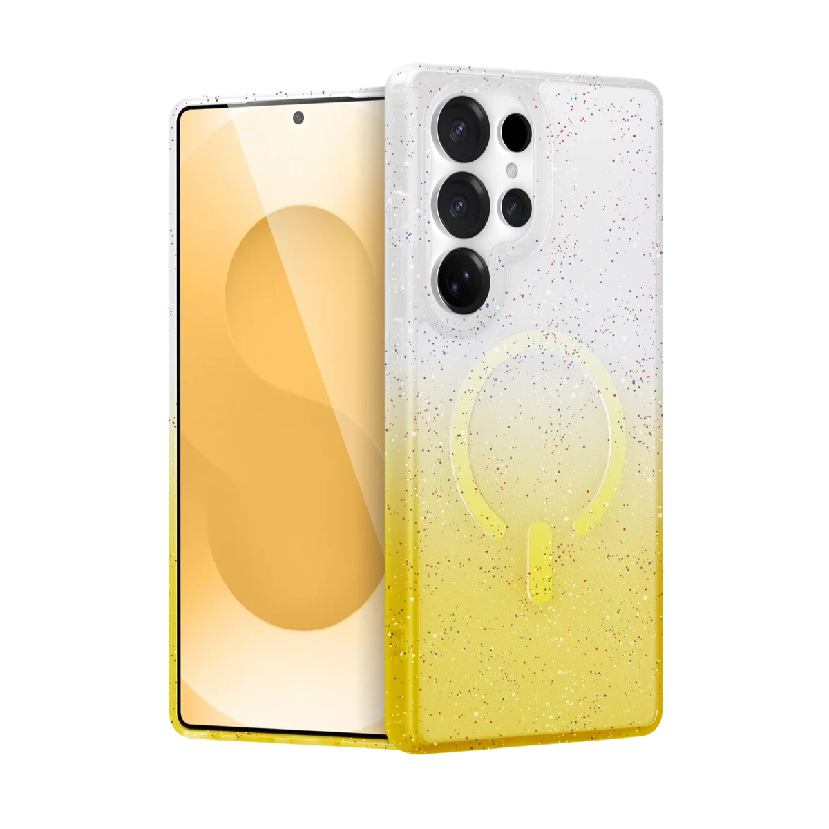 Newface Samsung Galaxy S24 Ultra Pummel Shiny Magsafe Kapak - Gold — görsel 7