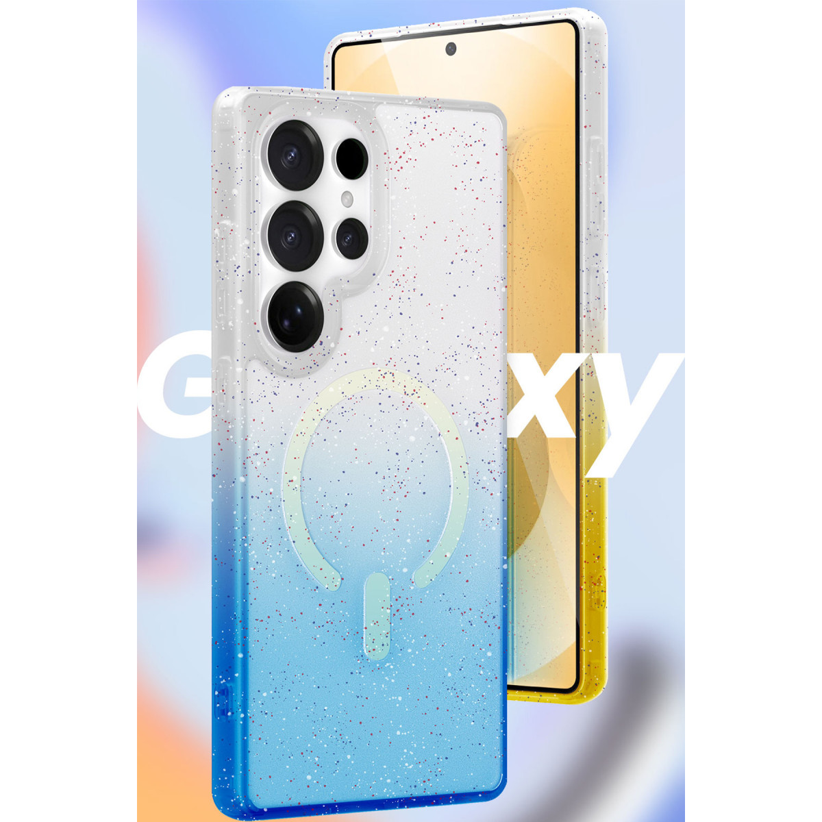Newface Samsung Galaxy S25 Pummel Shiny Magsafe Kapak - Gold — görsel 12