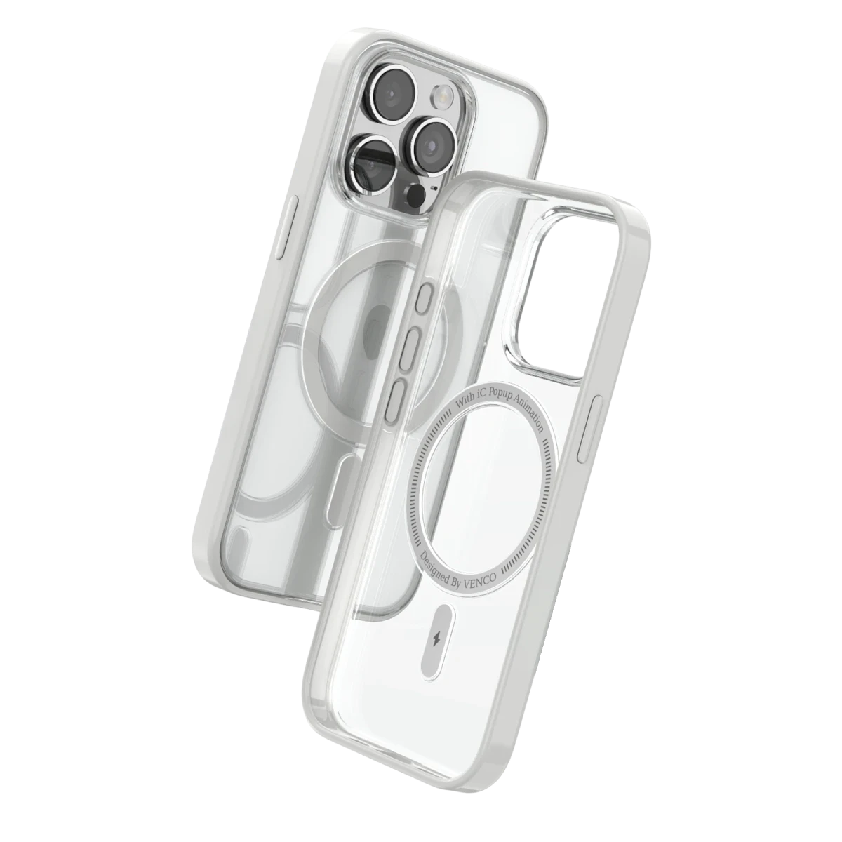 Venco Apple iPhone 15 Pro Max Joly Magsafe Kapak - Beyaz