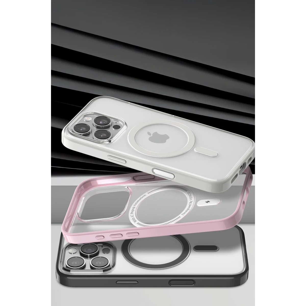 Venco Apple iPhone 15 Pro Max Joly Magsafe Kapak - Beyaz