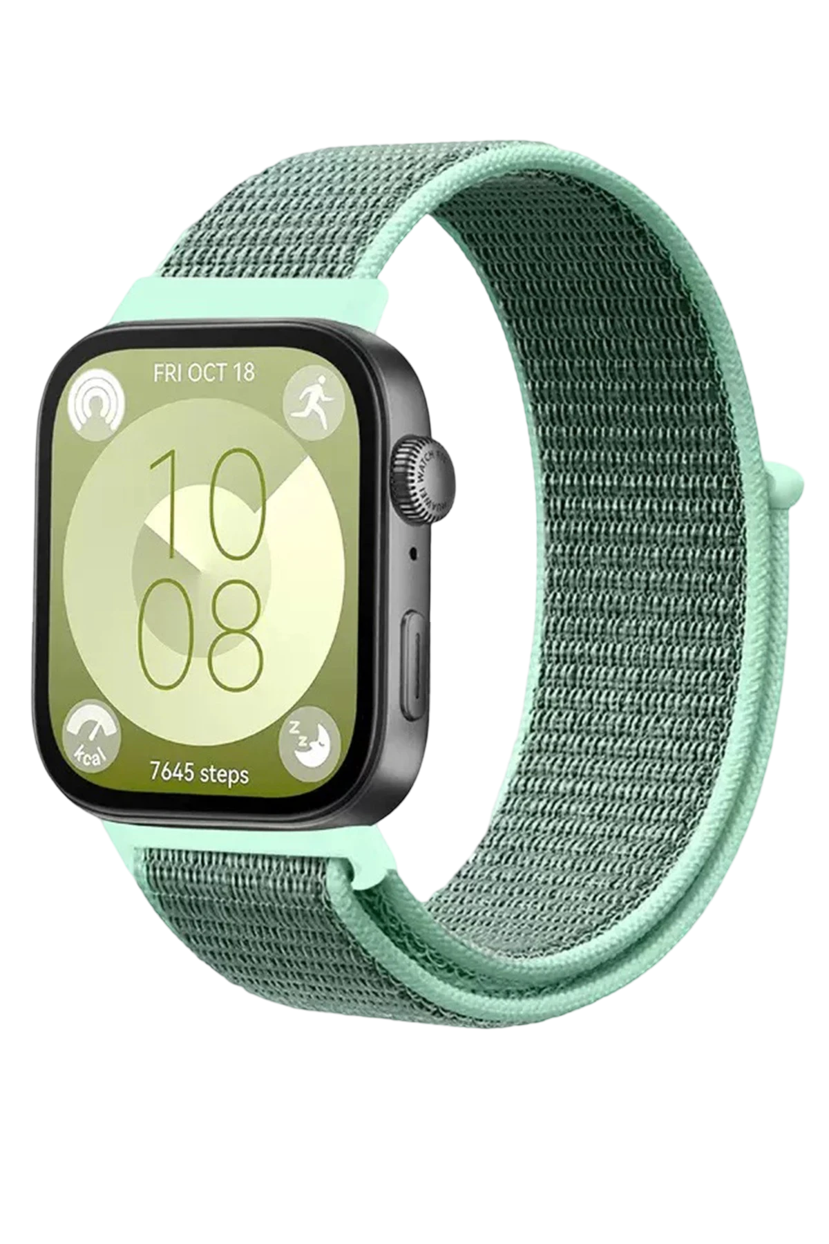 Newface Huawei Fit 4 Hasırlı Cırtcırtlı Kordon - Turkuaz