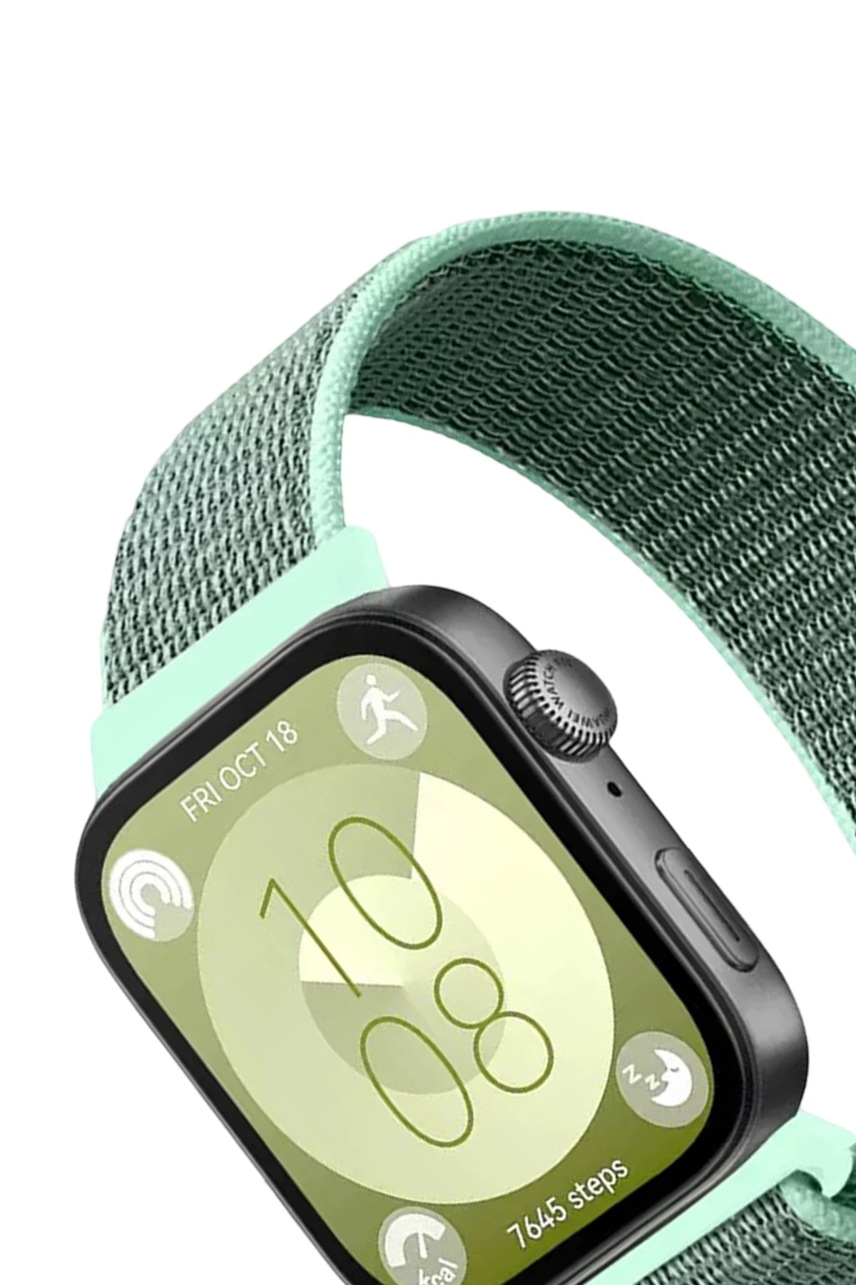Newface Huawei Fit 4 Hasırlı Cırtcırtlı Kordon - Turkuaz