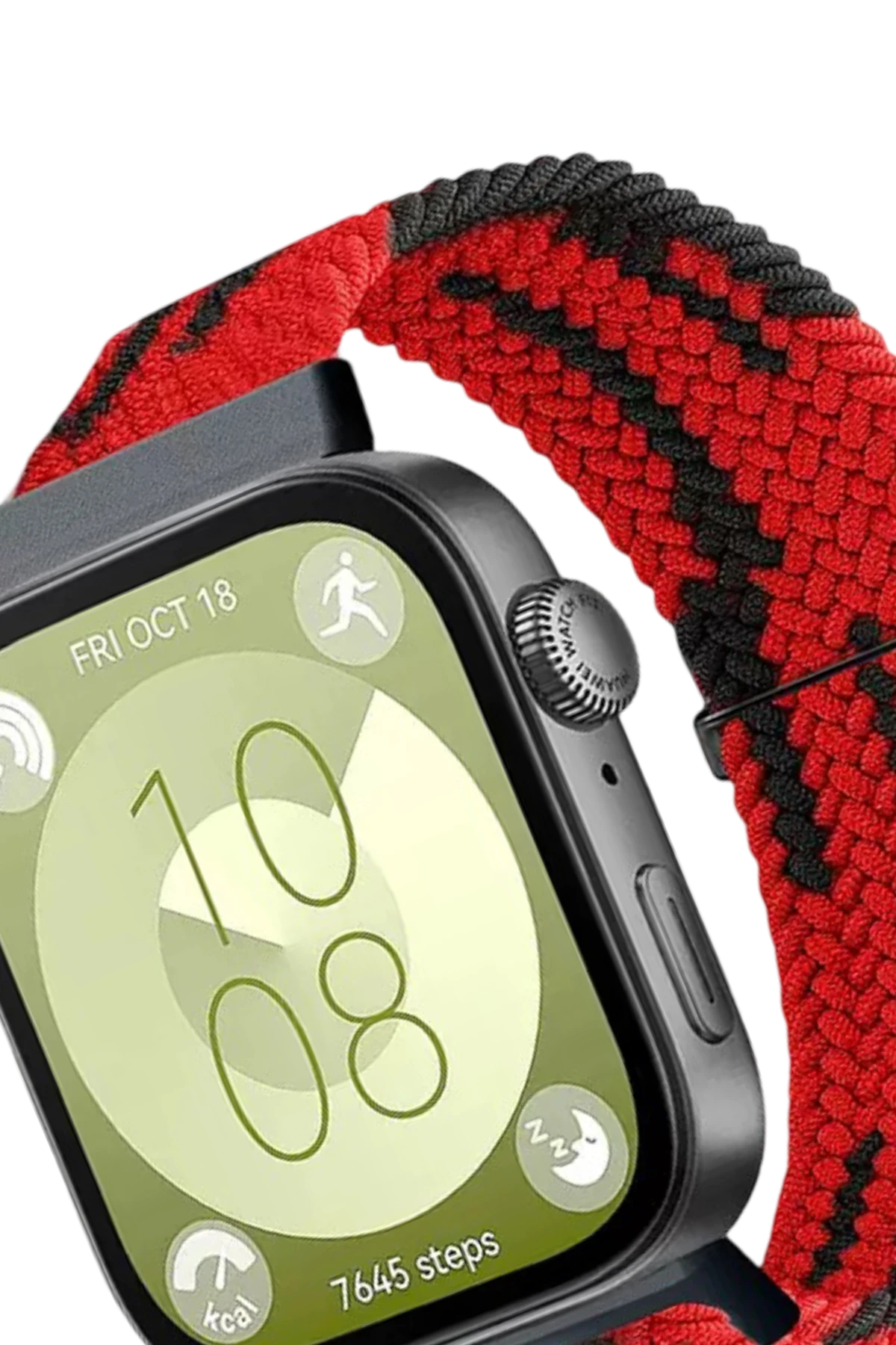 Newface Huawei Fit 4 Star Kordon - Kırmızı-Siyah