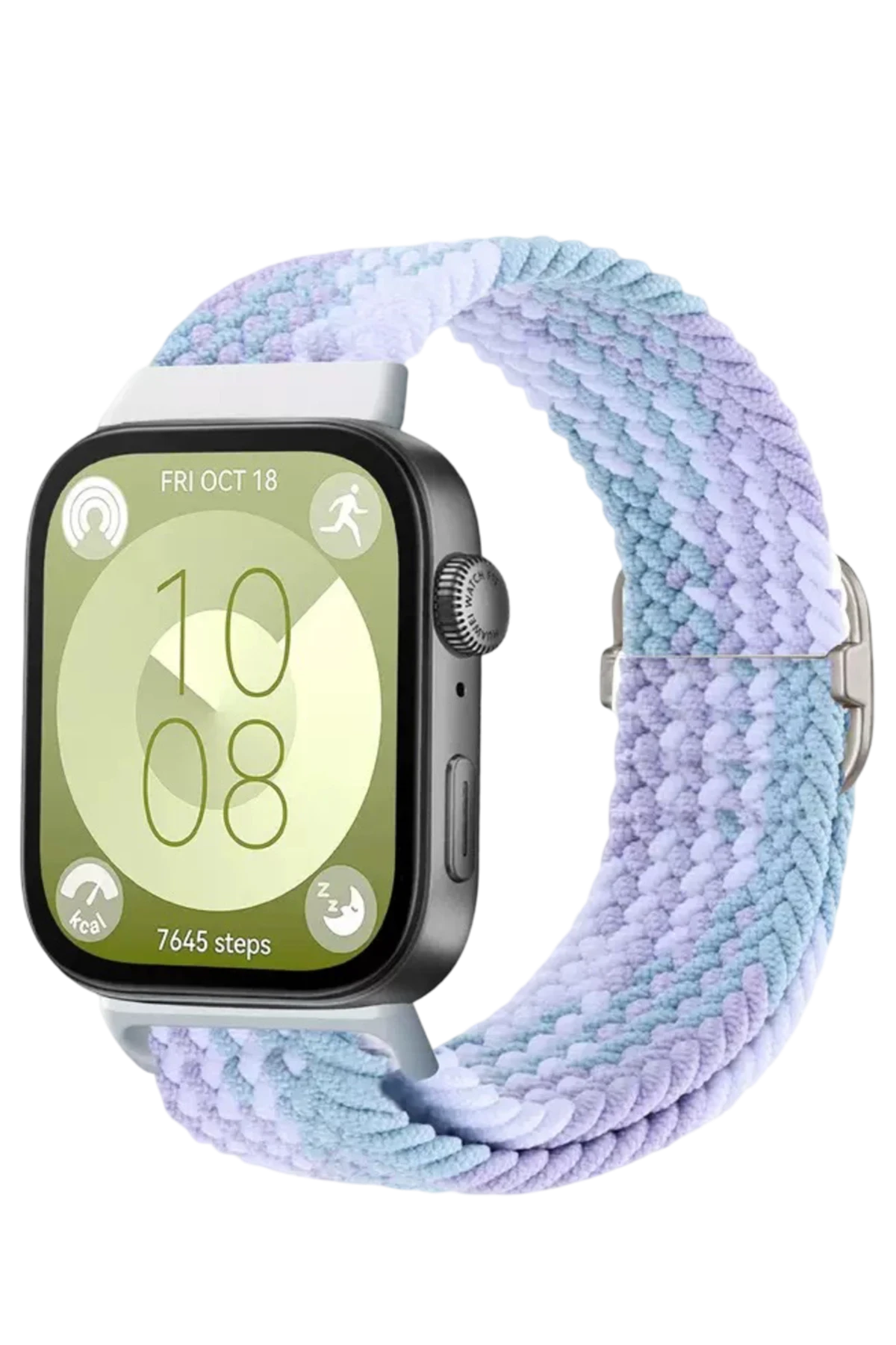Newface Huawei Fit 4 Star Kordon - Lila-Beyaz