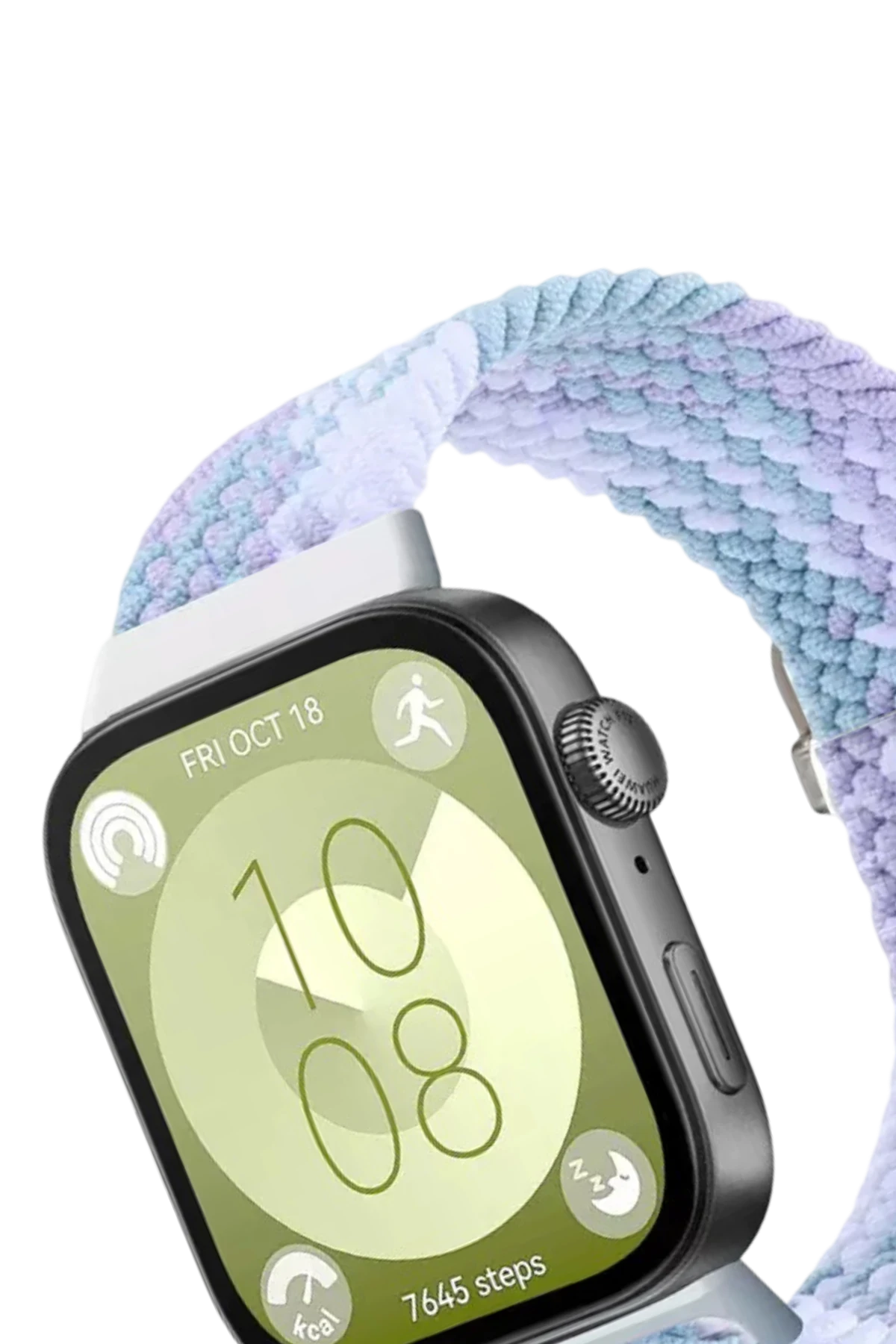 Newface Huawei Fit 4 Star Kordon - Lila-Beyaz
