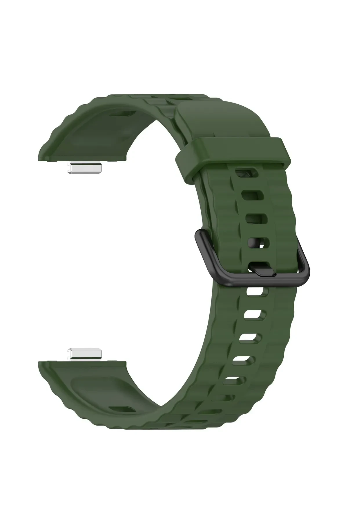 Newface Huawei Watch Fit 3 Klasik Kordon - Koyu Yeşil