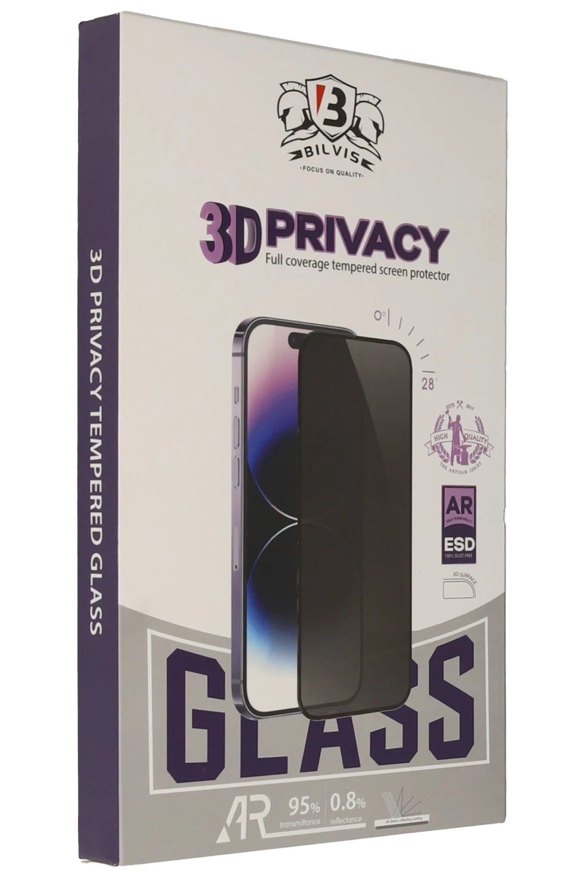 Newface Samsung Galaxy S25 Edge Bilvis 3D Hayalet Cam Ekran Koruyucu