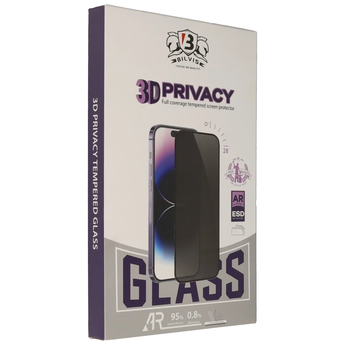 Newface Samsung Galaxy S25 Edge Bilvis 3D Hayalet Cam Ekran Koruyucu — görsel 4