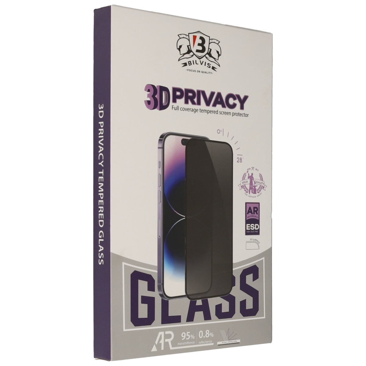 Newface Samsung Galaxy S25 Edge Bilvis 3D Hayalet Cam Ekran Koruyucu — görsel 7