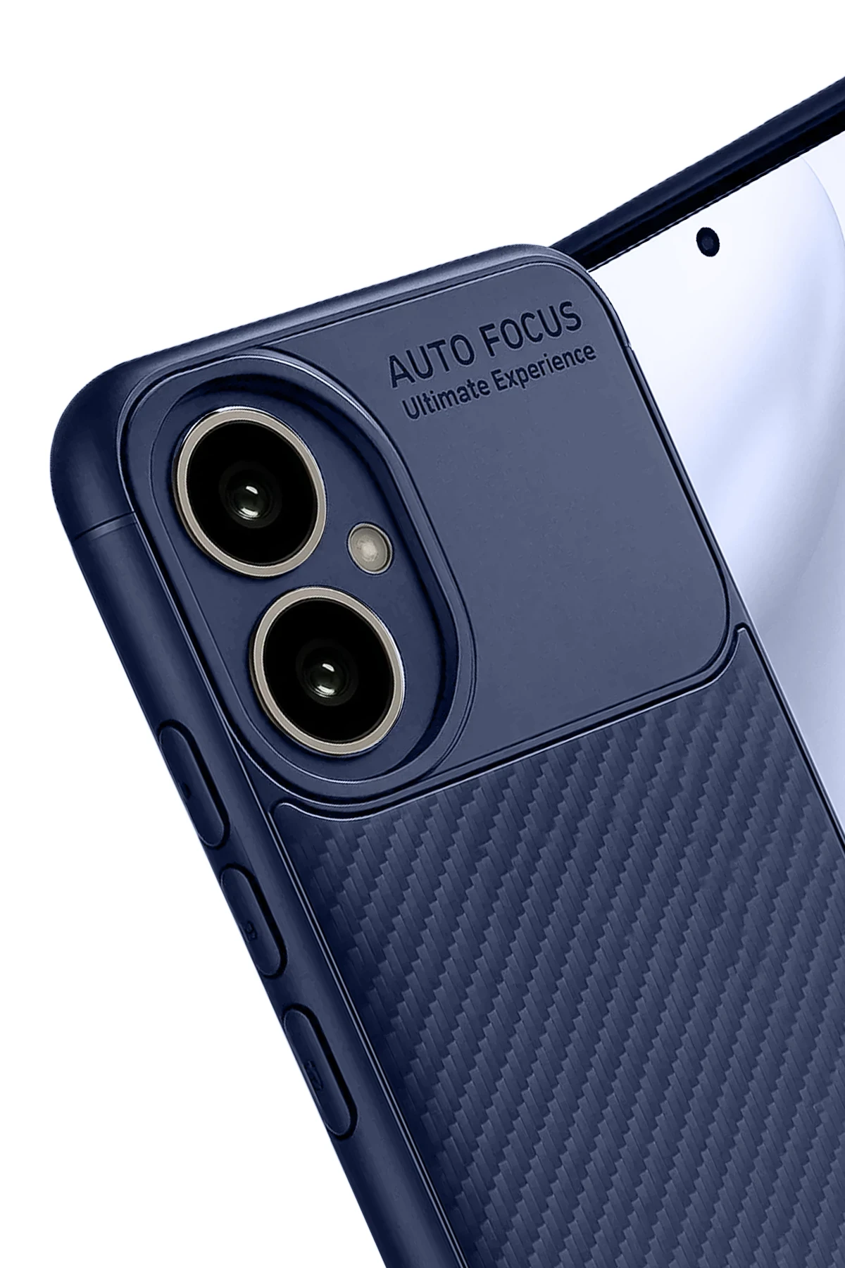 Newface Honor 400 Kılıf Auto Focus Karbon Kapak - Lacivert