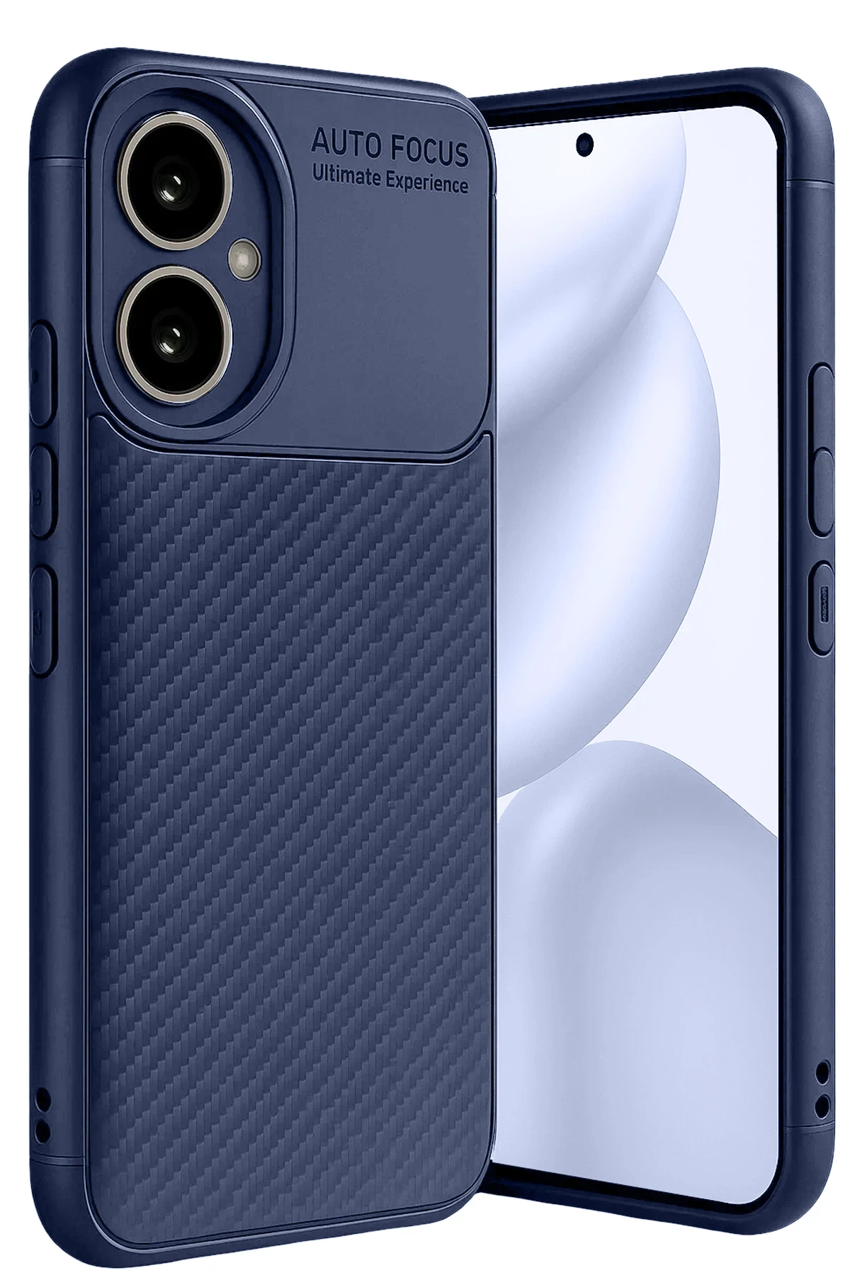 Newface Honor 400 Kılıf Auto Focus Karbon Kapak - Lacivert