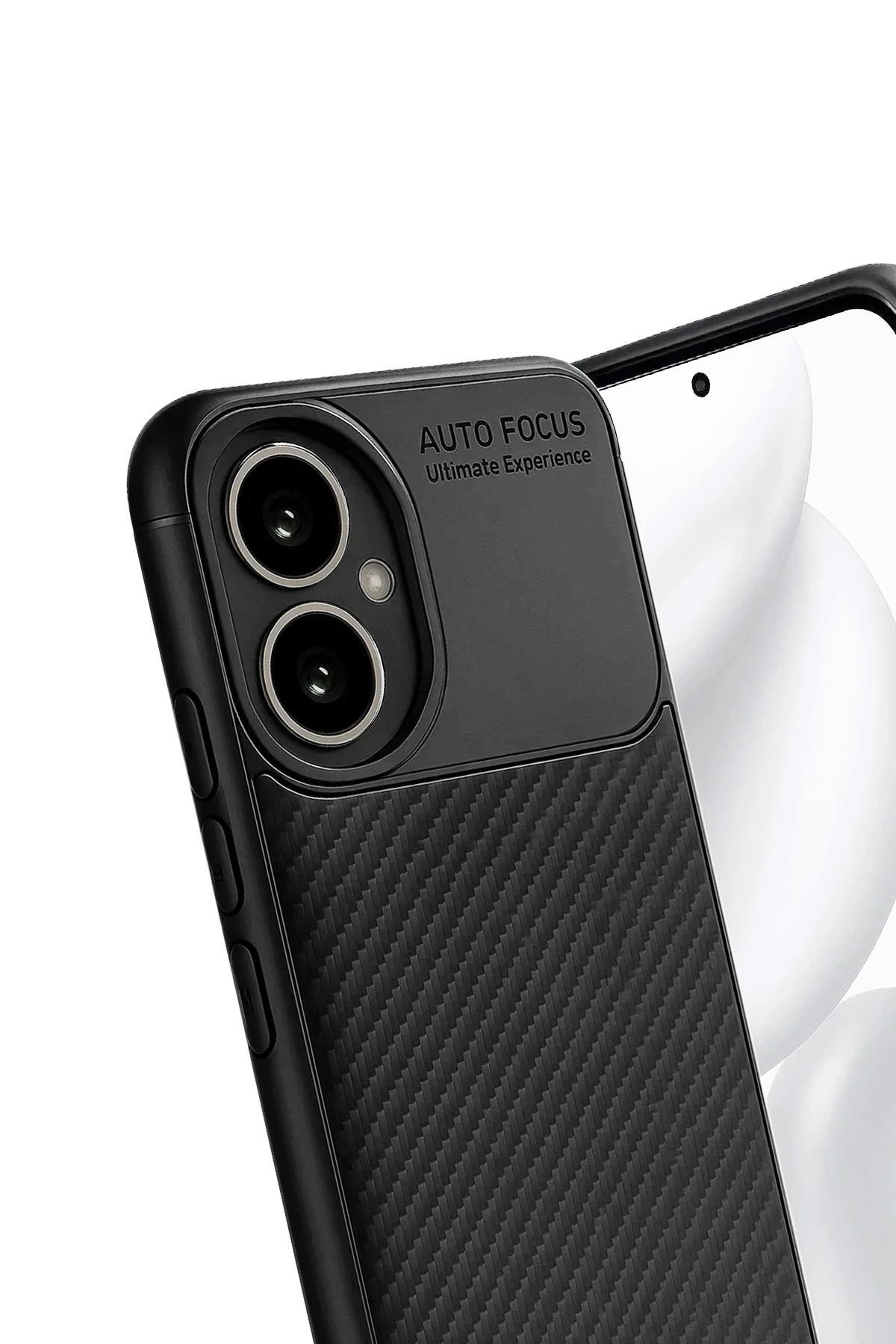 Newface Honor 400 Kılıf Auto Focus Karbon Kapak - Siyah — görsel 3