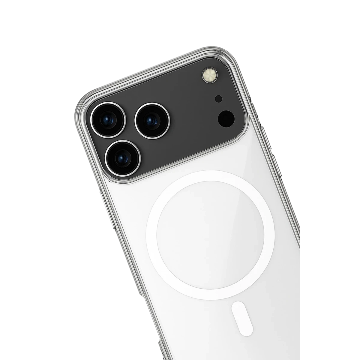 Newface Apple iPhone 17 Pro Max Kılıf Magneticsafe Şeffaf Silikon - Şeffaf — görsel 6