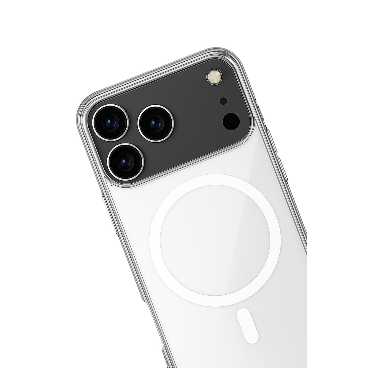 Newface Apple iPhone 17 Pro Max Kılıf Magneticsafe Şeffaf Silikon - Şeffaf — görsel 10