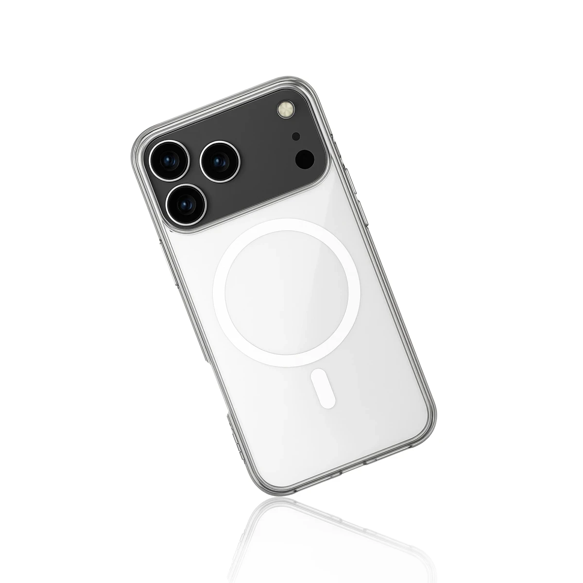 Newface Apple iPhone 17 Pro Max Kılıf Magneticsafe Şeffaf Silikon - Şeffaf — görsel 7