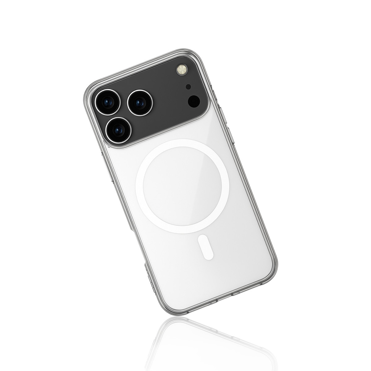 Newface Apple iPhone 17 Pro Max Kılıf Magneticsafe Şeffaf Silikon - Şeffaf — görsel 11